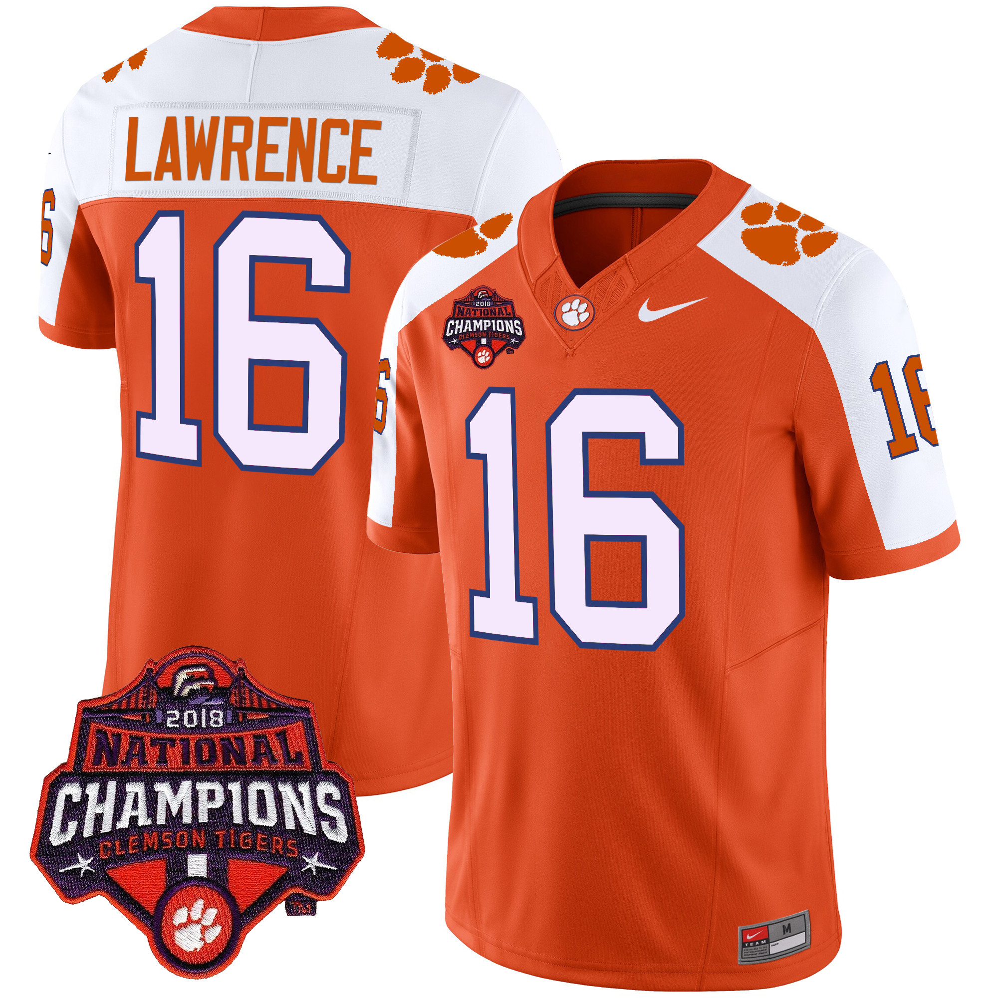 Men's Clemson Tigers Vapor Limited Jersey - All Stitched