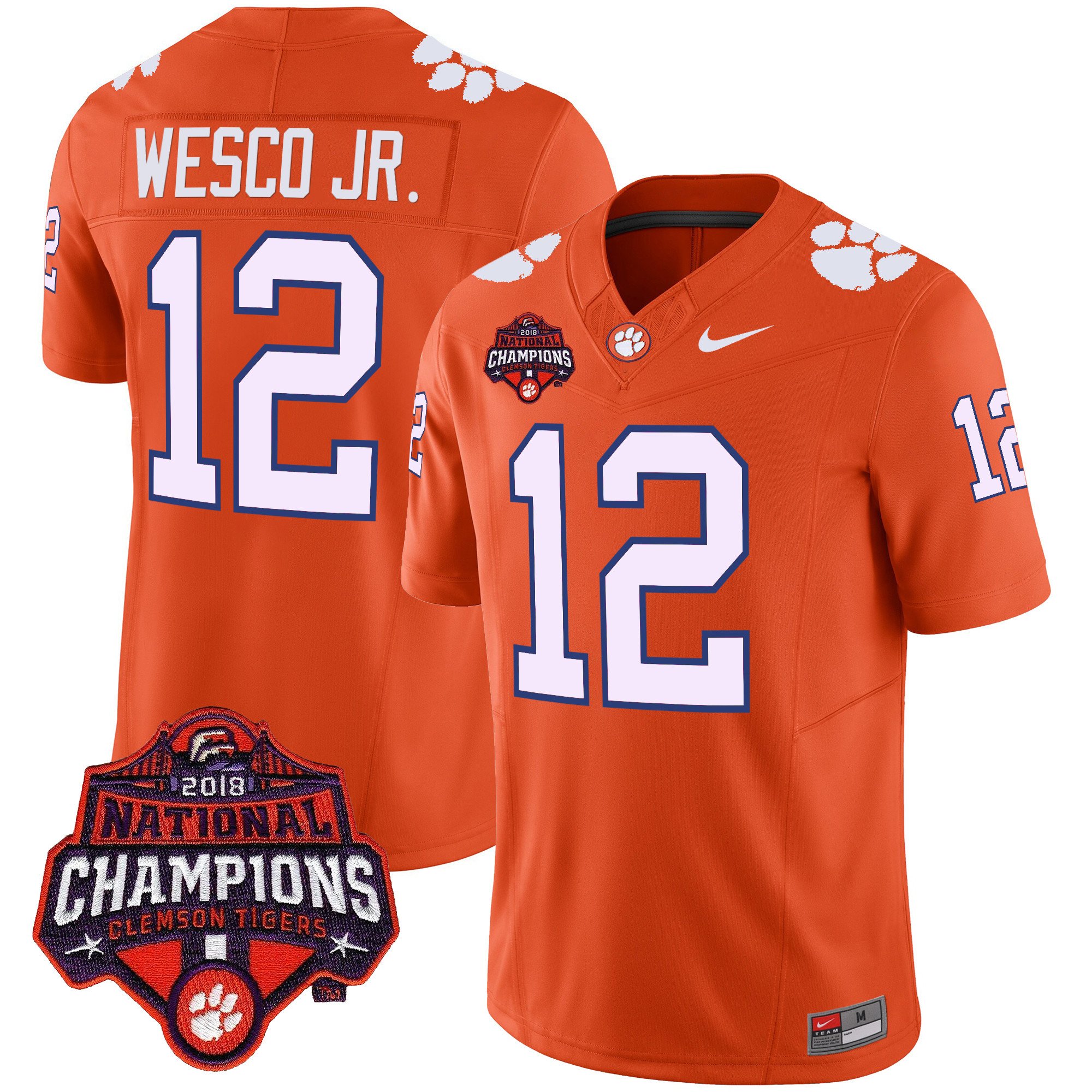 Men's Clemson Tigers Vapor Limited Jersey - All Stitched