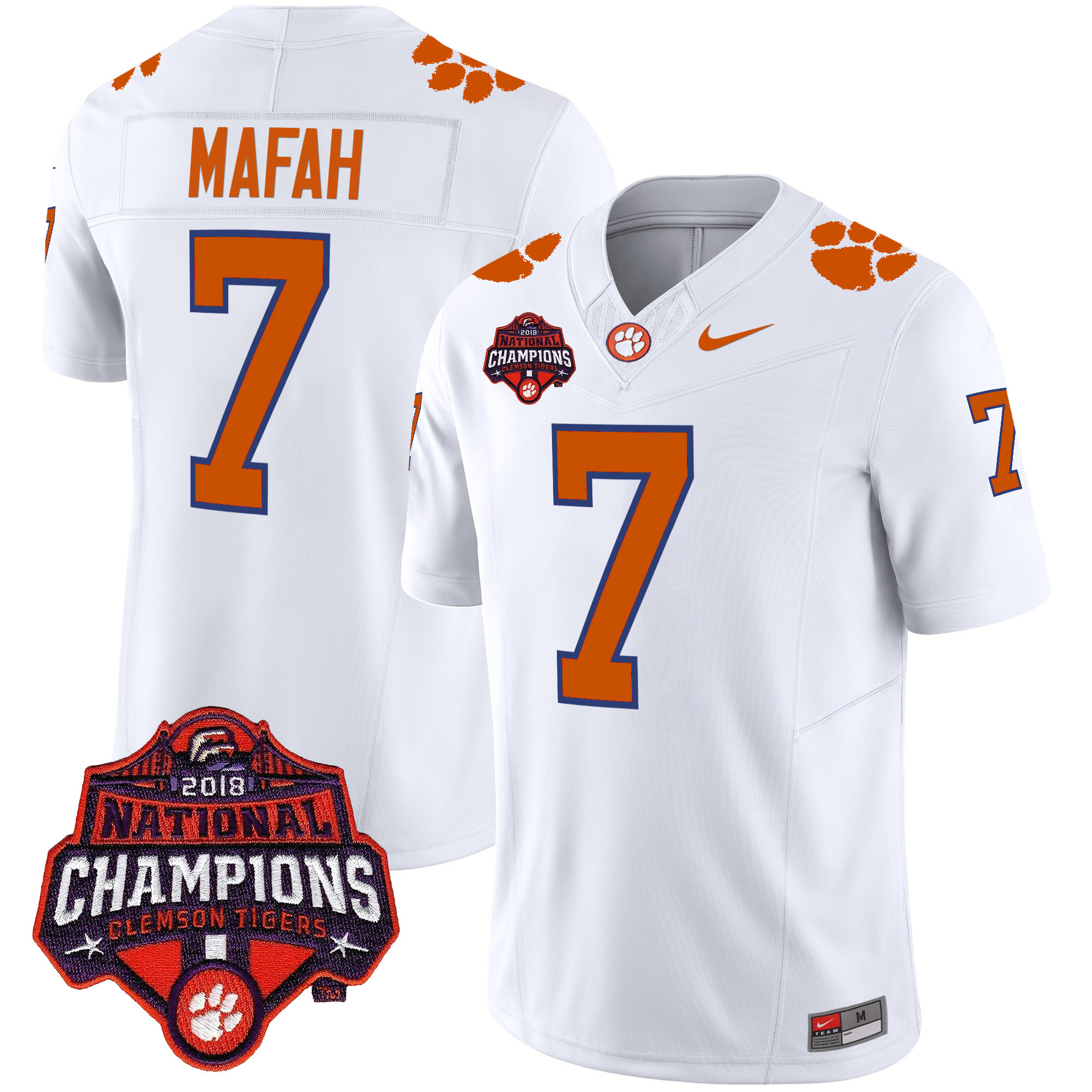 Men's Clemson Tigers Vapor Limited Jersey - All Stitched