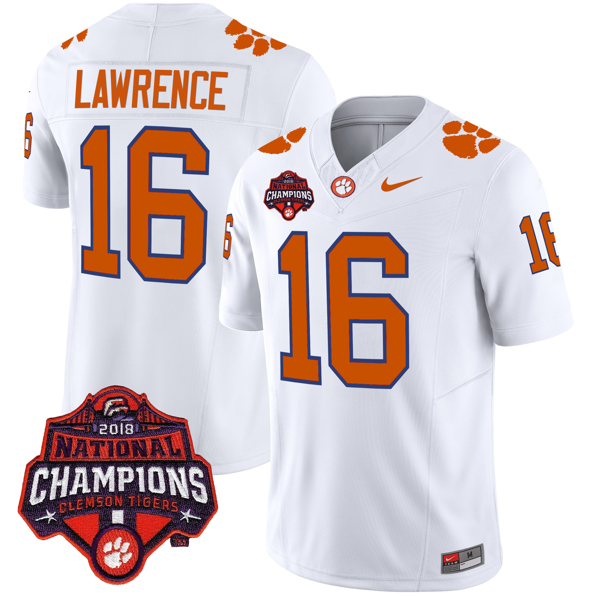 Men's Clemson Tigers Vapor Limited Jersey - All Stitched