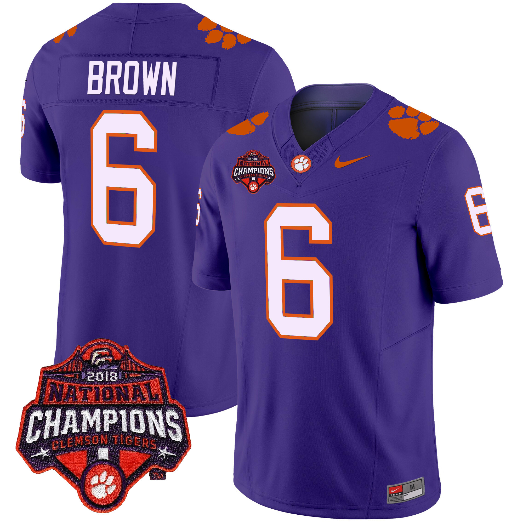 Men's Clemson Tigers Vapor Limited Jersey - All Stitched