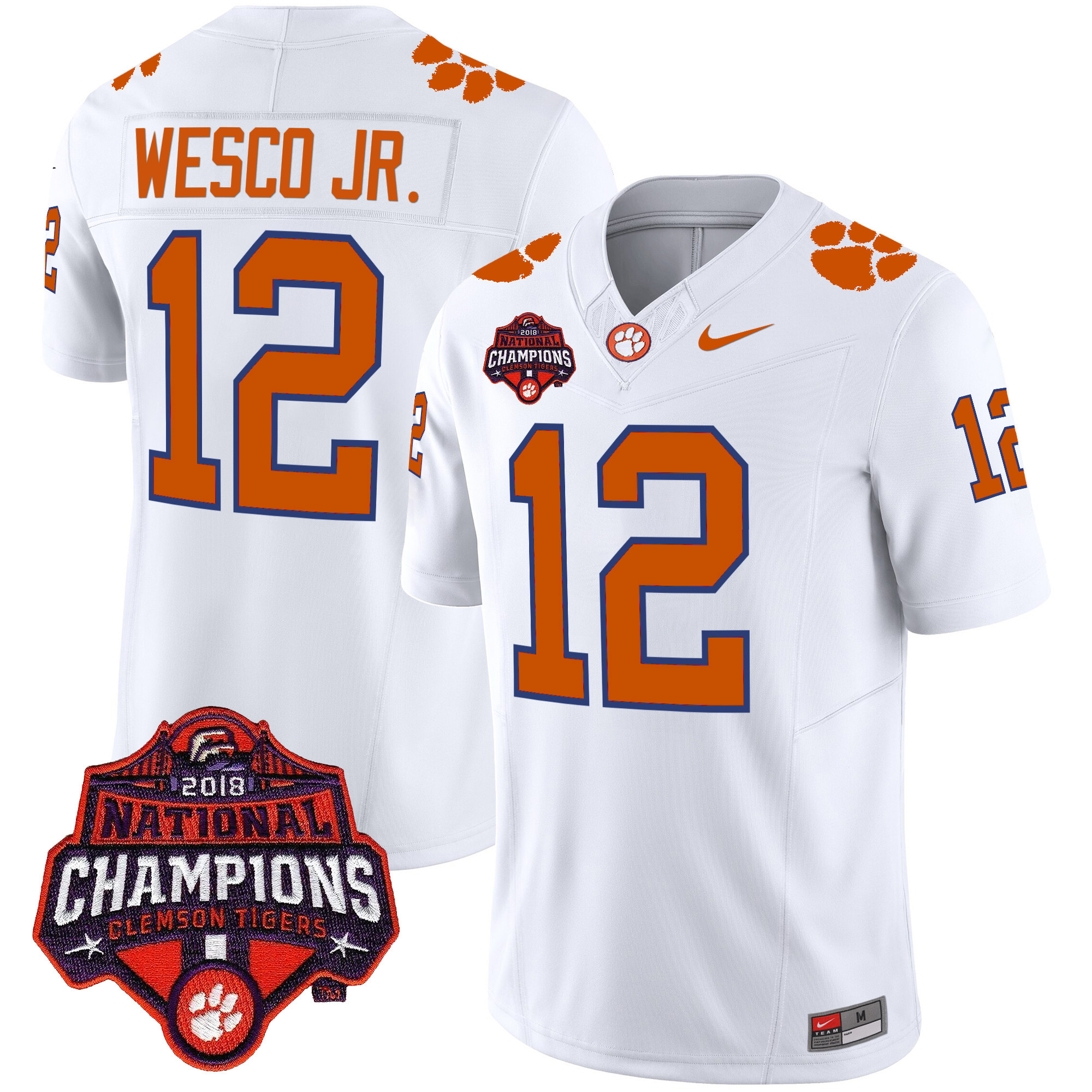 Men's Clemson Tigers Vapor Limited Jersey - All Stitched