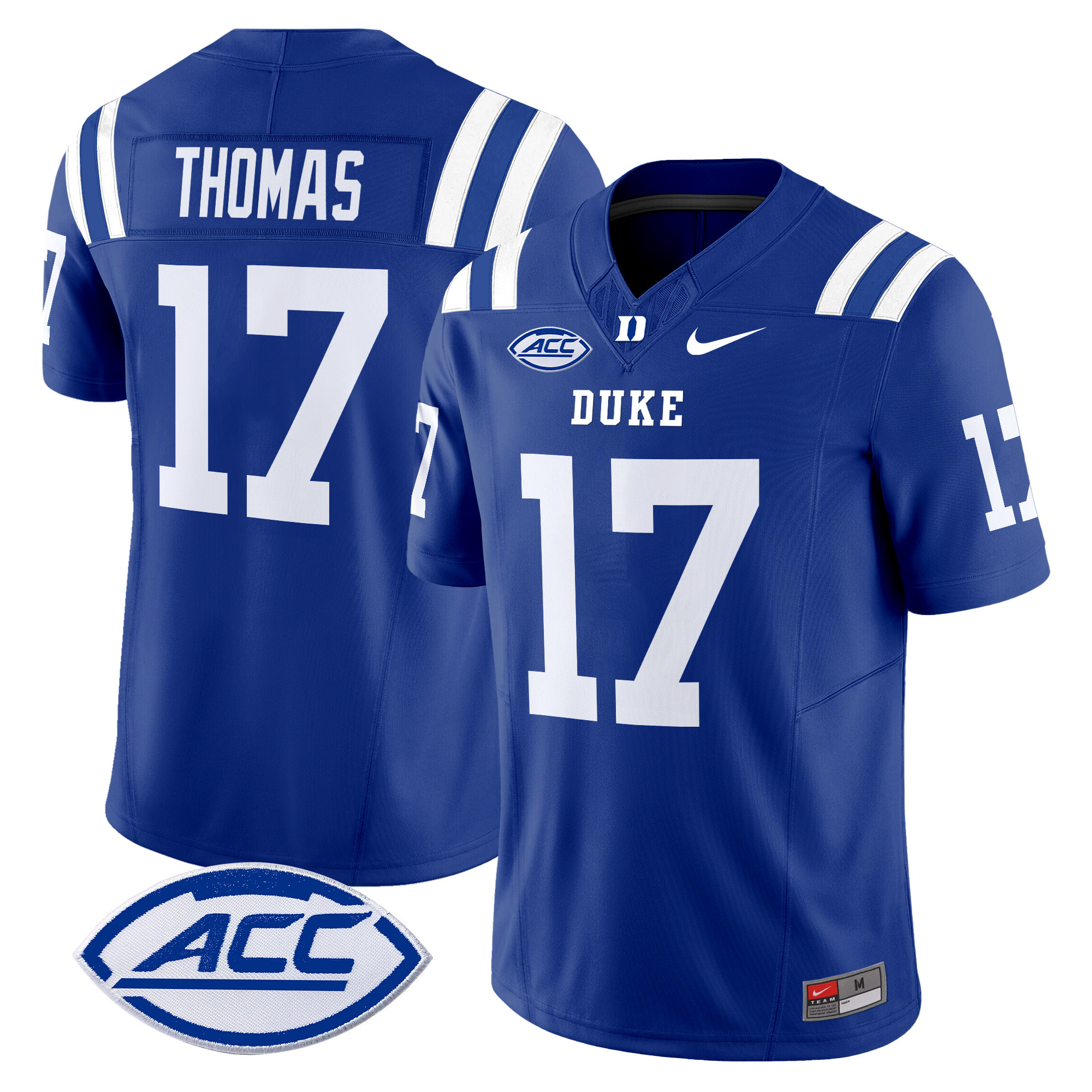 Men's Duke Blue Devils 2024 Vapor Limited Jersey - All Stitched