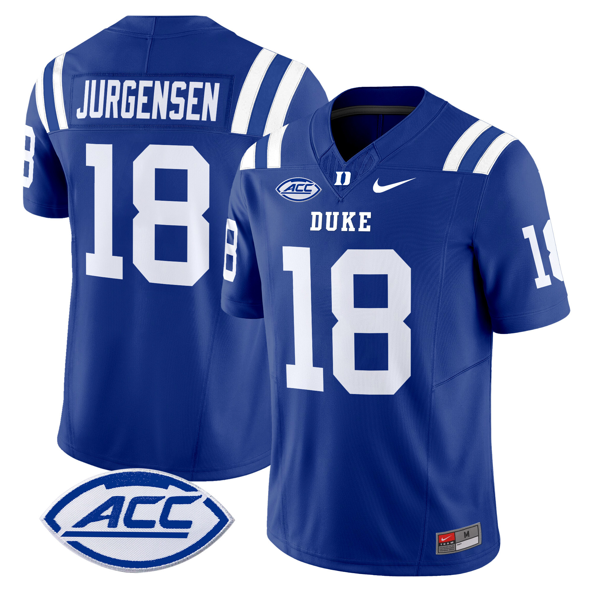 Men's Duke Blue Devils 2024 Vapor Limited Jersey - All Stitched