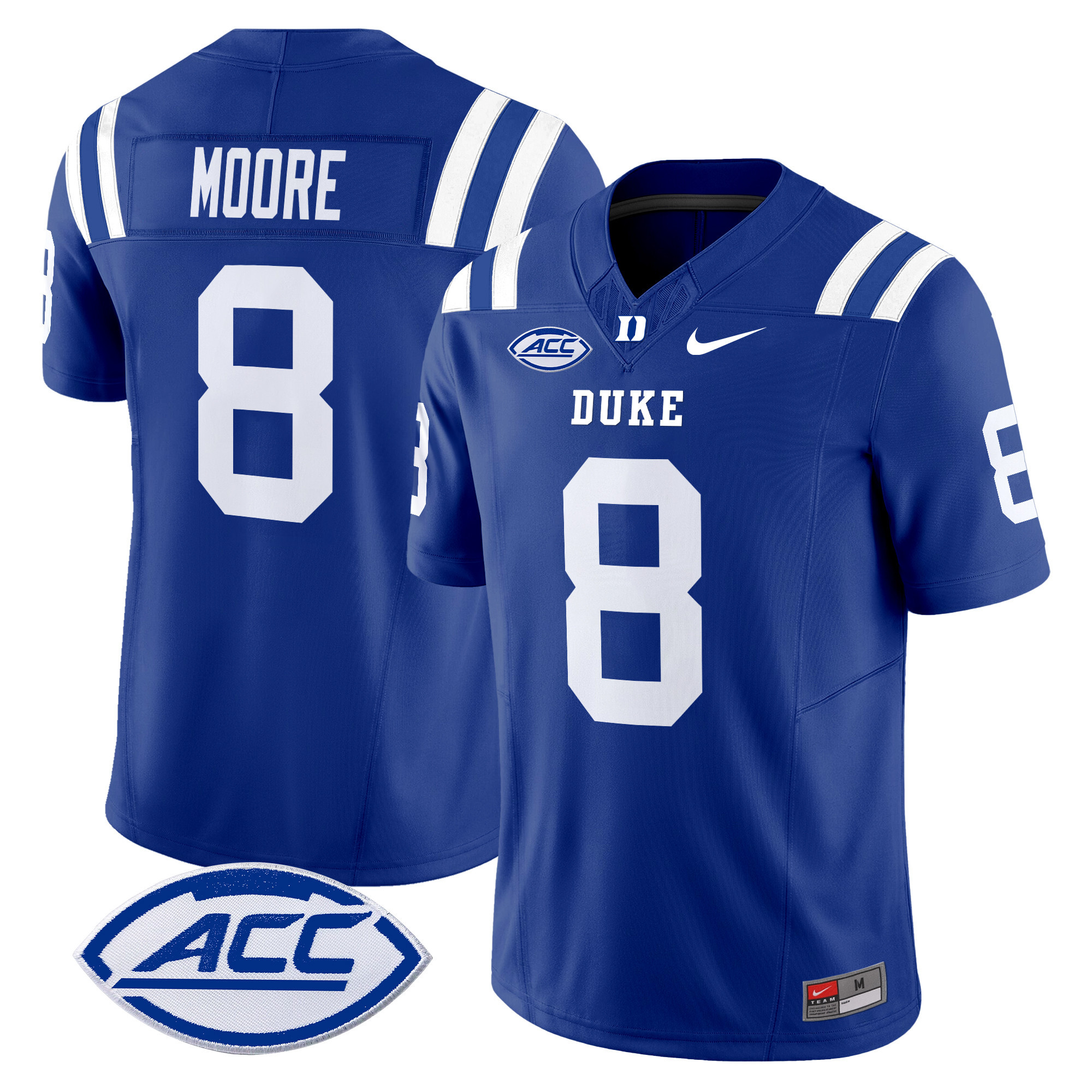 Men's Duke Blue Devils 2024 Vapor Limited Jersey - All Stitched