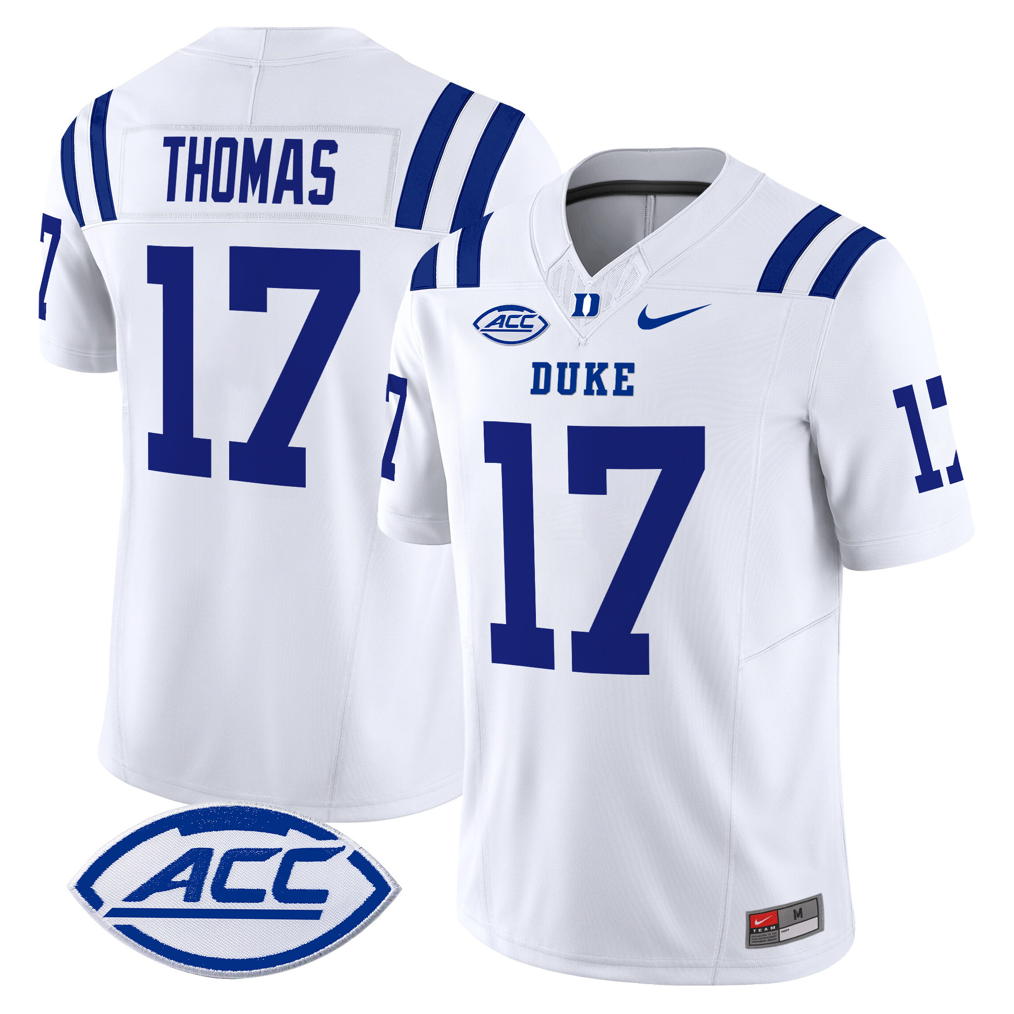 Men's Duke Blue Devils 2024 Vapor Limited Jersey - All Stitched