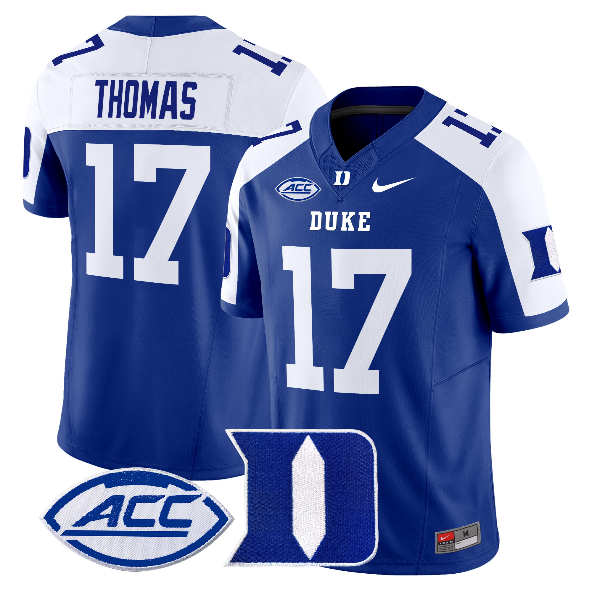 Men's Duke Blue Devils 2024 Vapor Limited Jersey - All Stitched