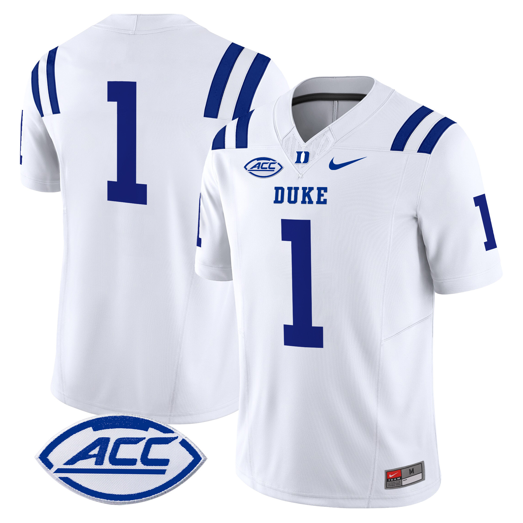 Men's Duke Blue Devils 2024 Vapor Limited Jersey - All Stitched