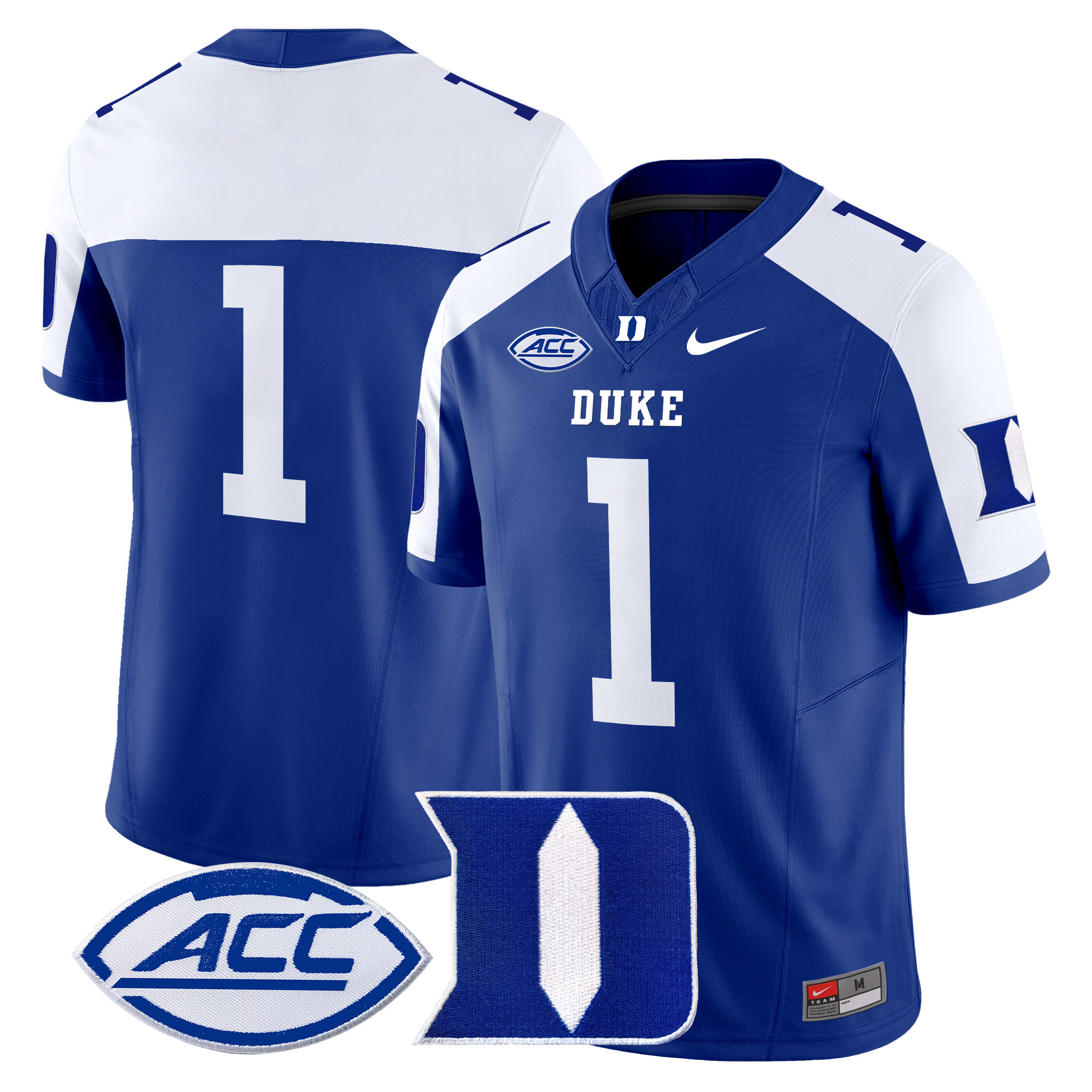 Men's Duke Blue Devils 2024 Vapor Limited Jersey - All Stitched