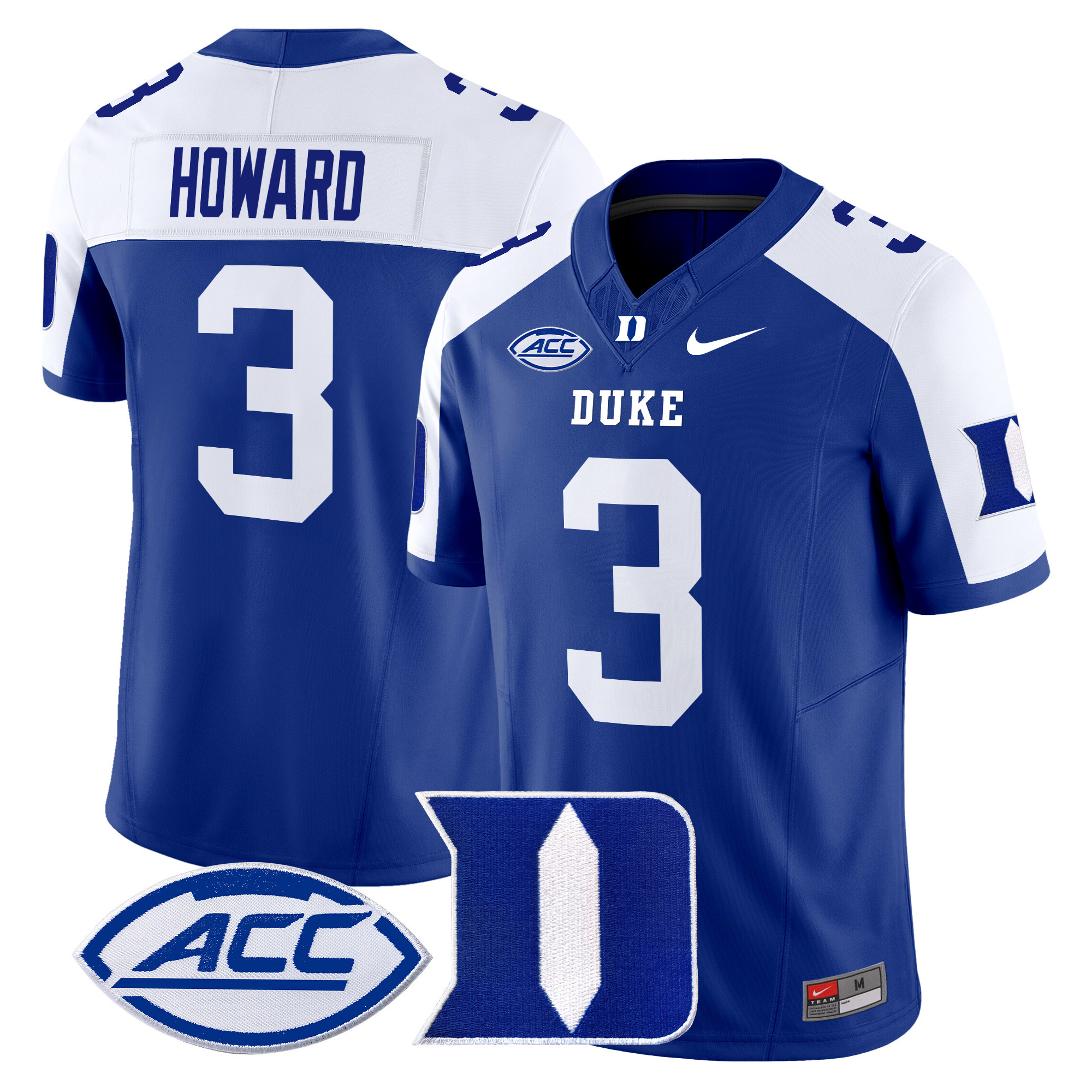 Men's Duke Blue Devils 2024 Vapor Limited Jersey - All Stitched