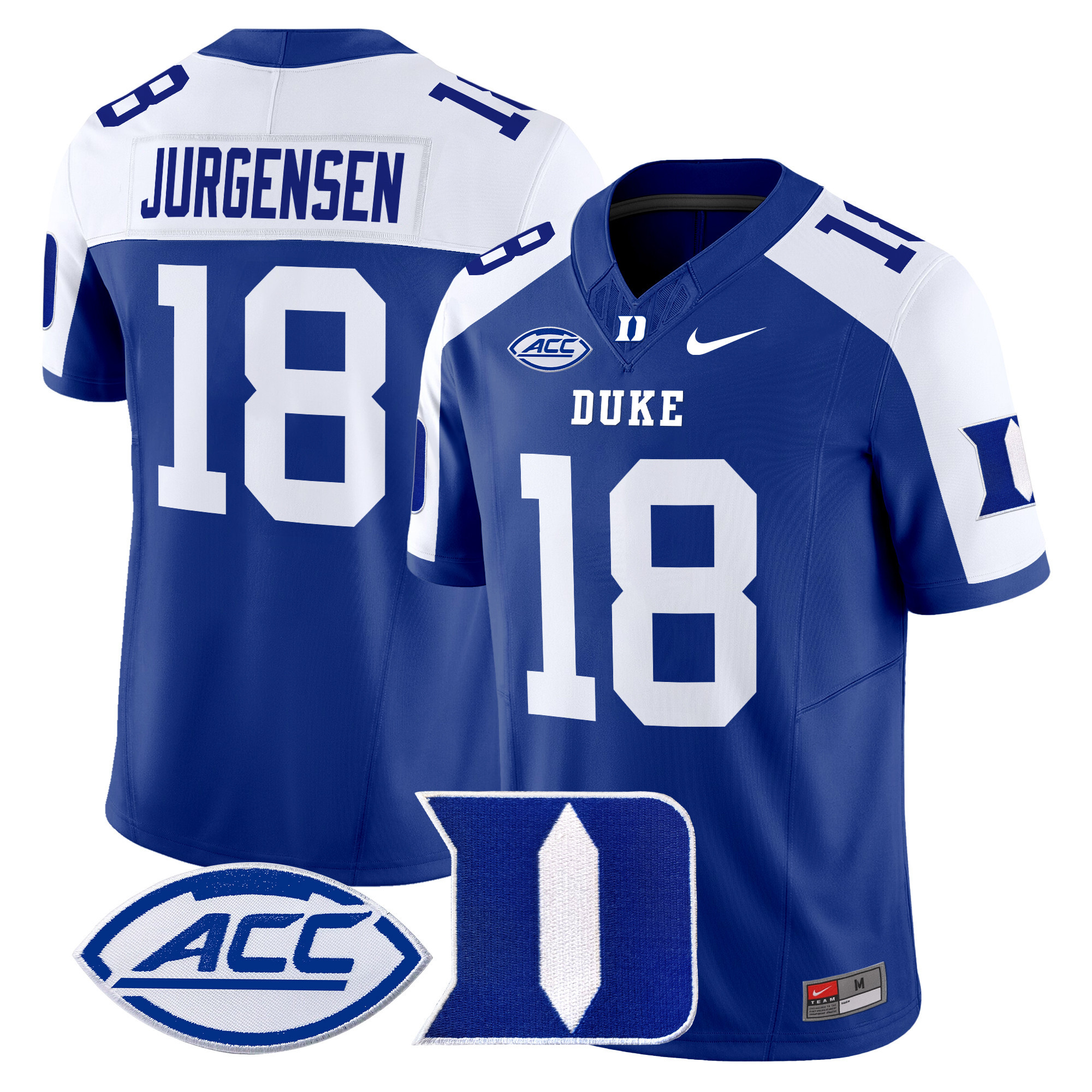 Men's Duke Blue Devils 2024 Vapor Limited Jersey - All Stitched