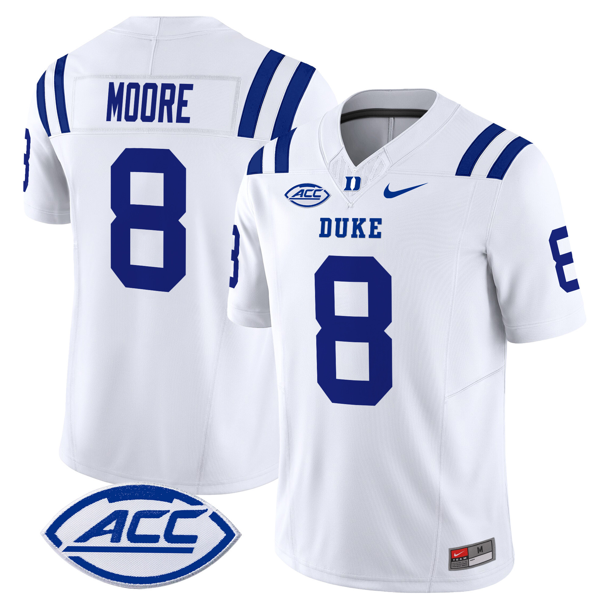 Men's Duke Blue Devils 2024 Vapor Limited Jersey - All Stitched
