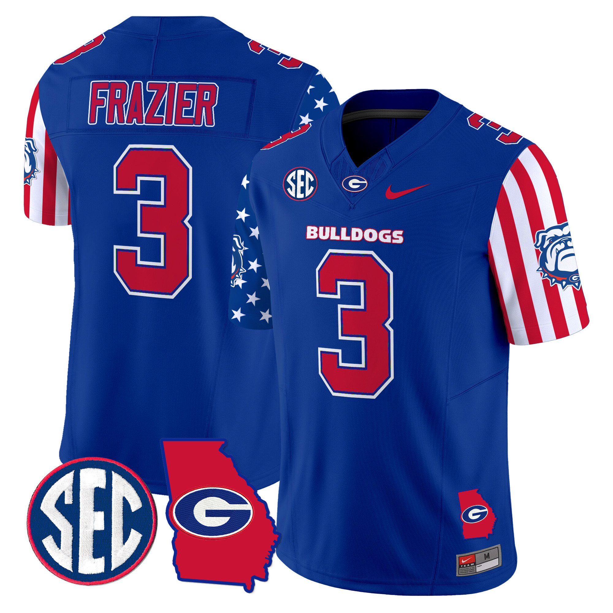 Men's Georgia Bulldogs American Style Vapor Limited Jersey - All Stitched
