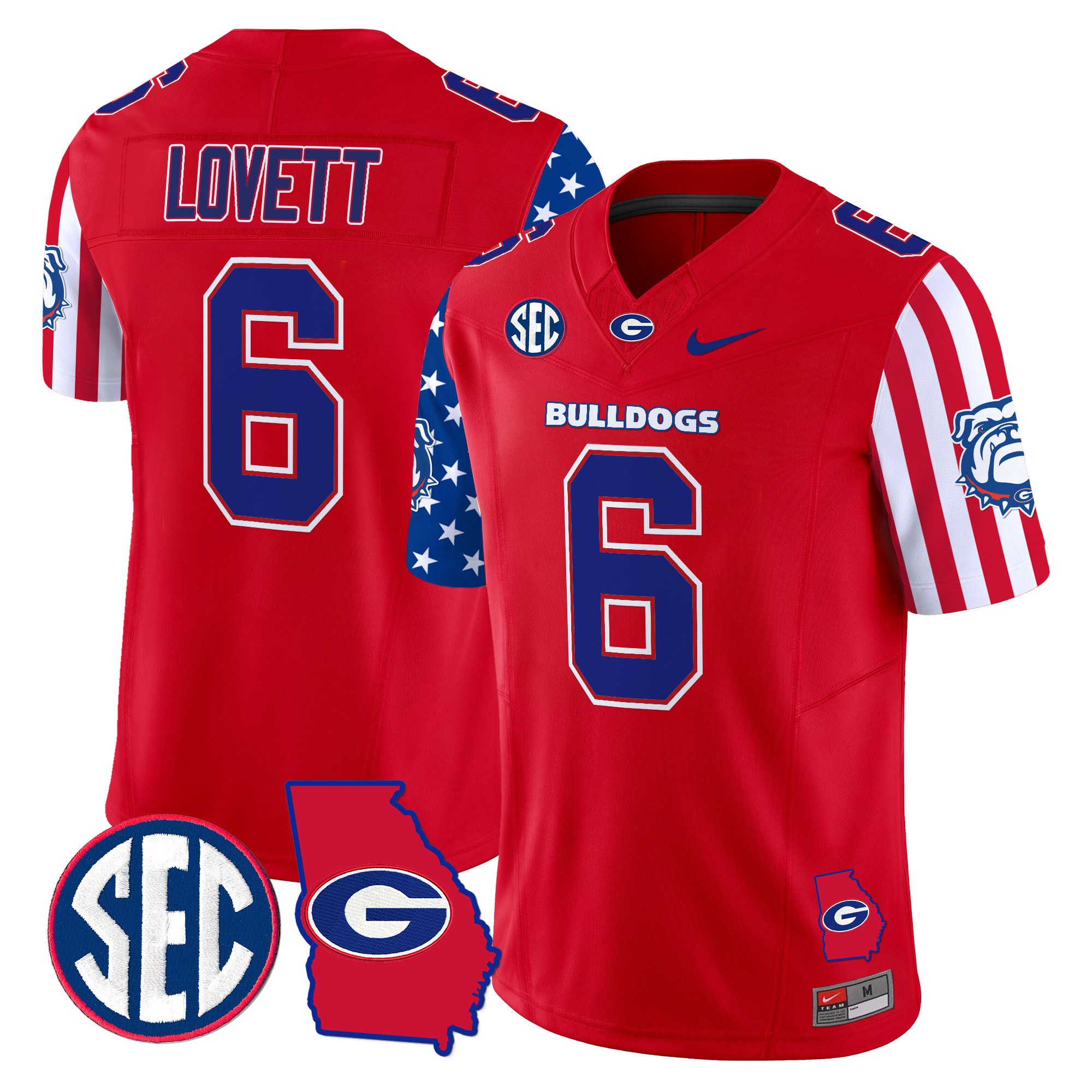 Men's Georgia Bulldogs American Style Vapor Limited Jersey - All Stitched