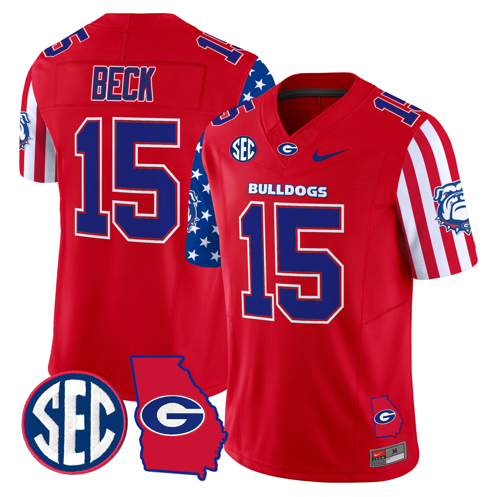 Men's Georgia Bulldogs American Style Vapor Limited Jersey - All Stitched