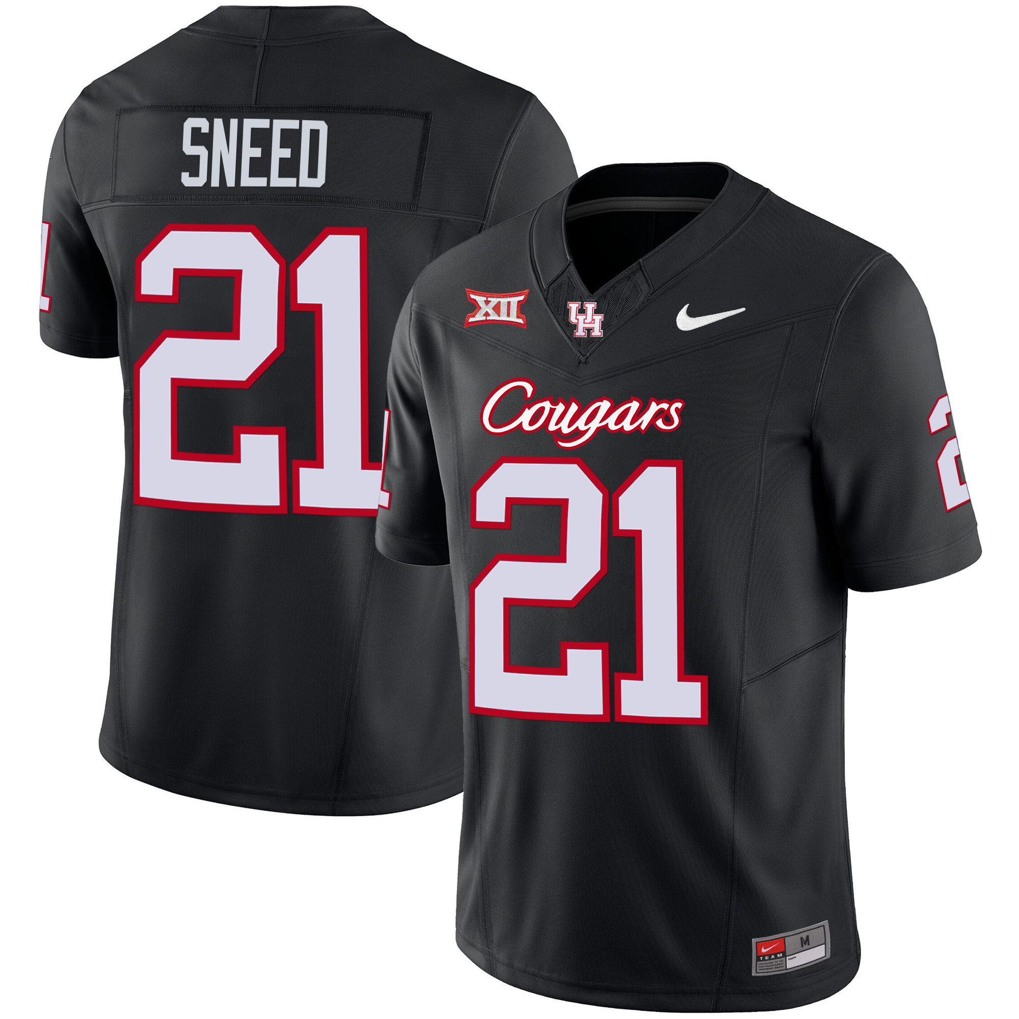 Men's Houston Cougars 2024 Oilers Inspired Vapor Limited Jersey V3 - All Stitched