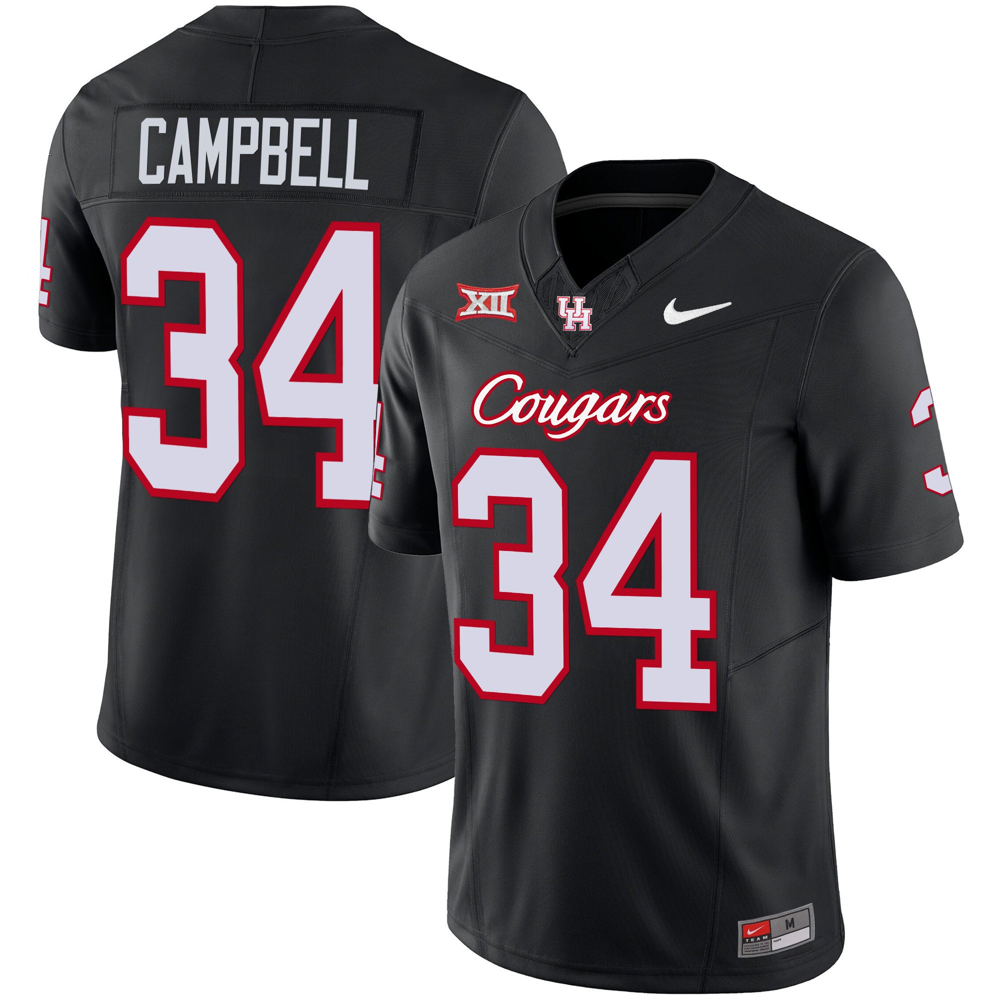 Men's Houston Cougars 2024 Oilers Inspired Vapor Limited Jersey V3 - All Stitched