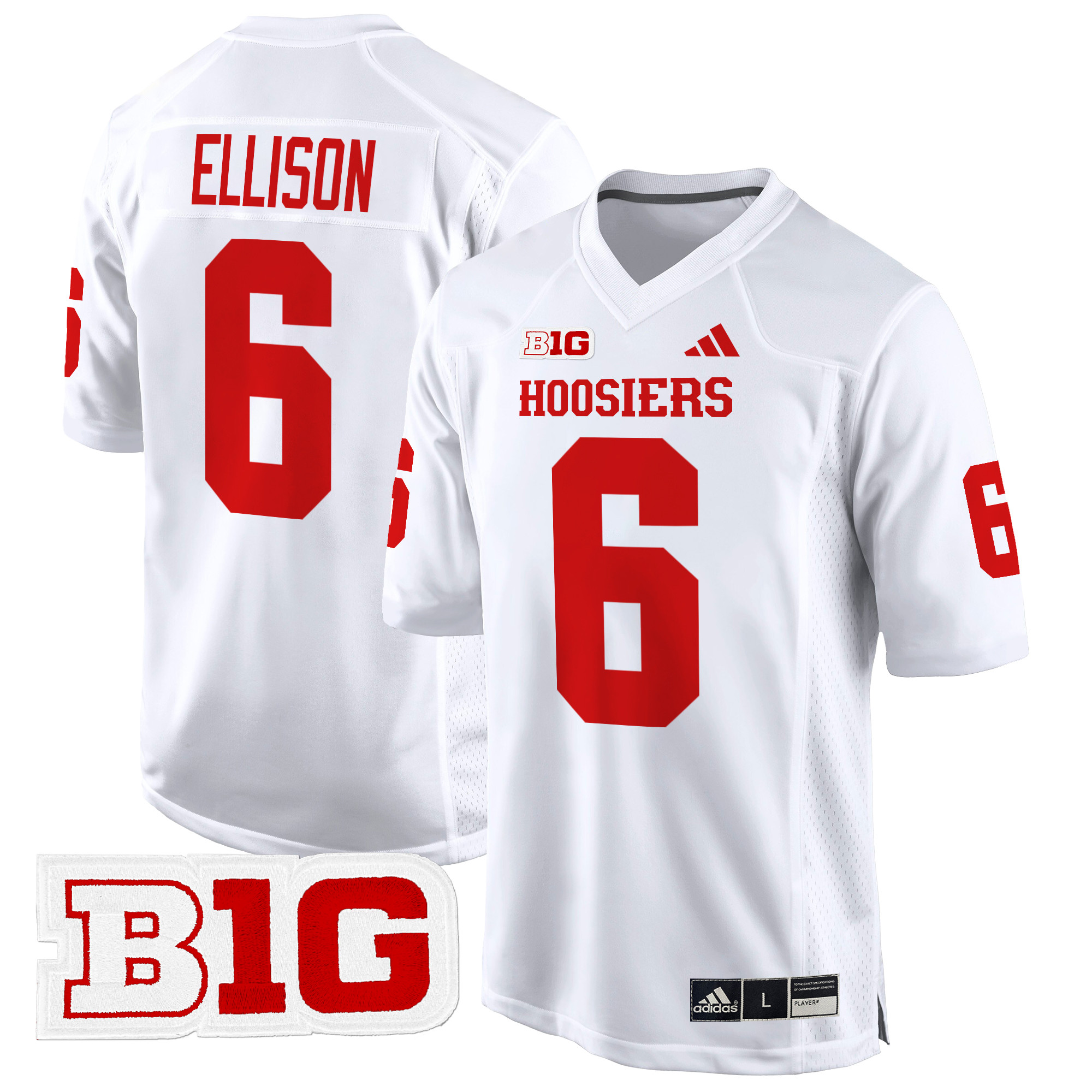 Men's Indiana Hoosiers 2024 Game Jersey - All Stitched
