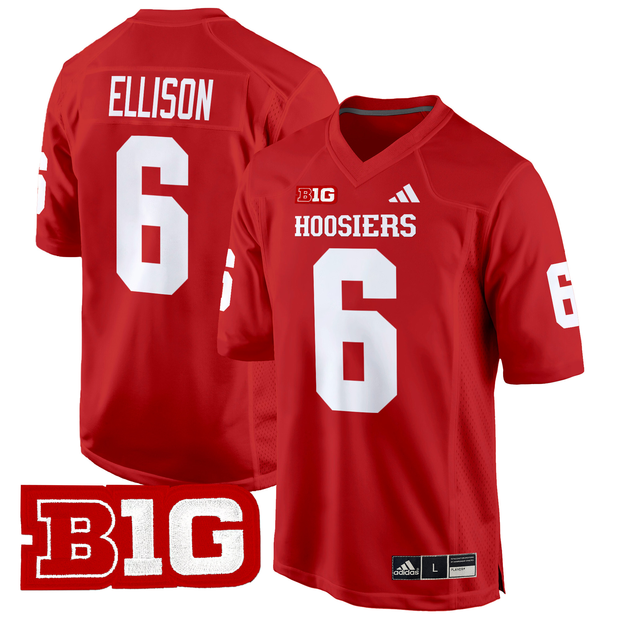 Men's Indiana Hoosiers 2024 Game Jersey - All Stitched