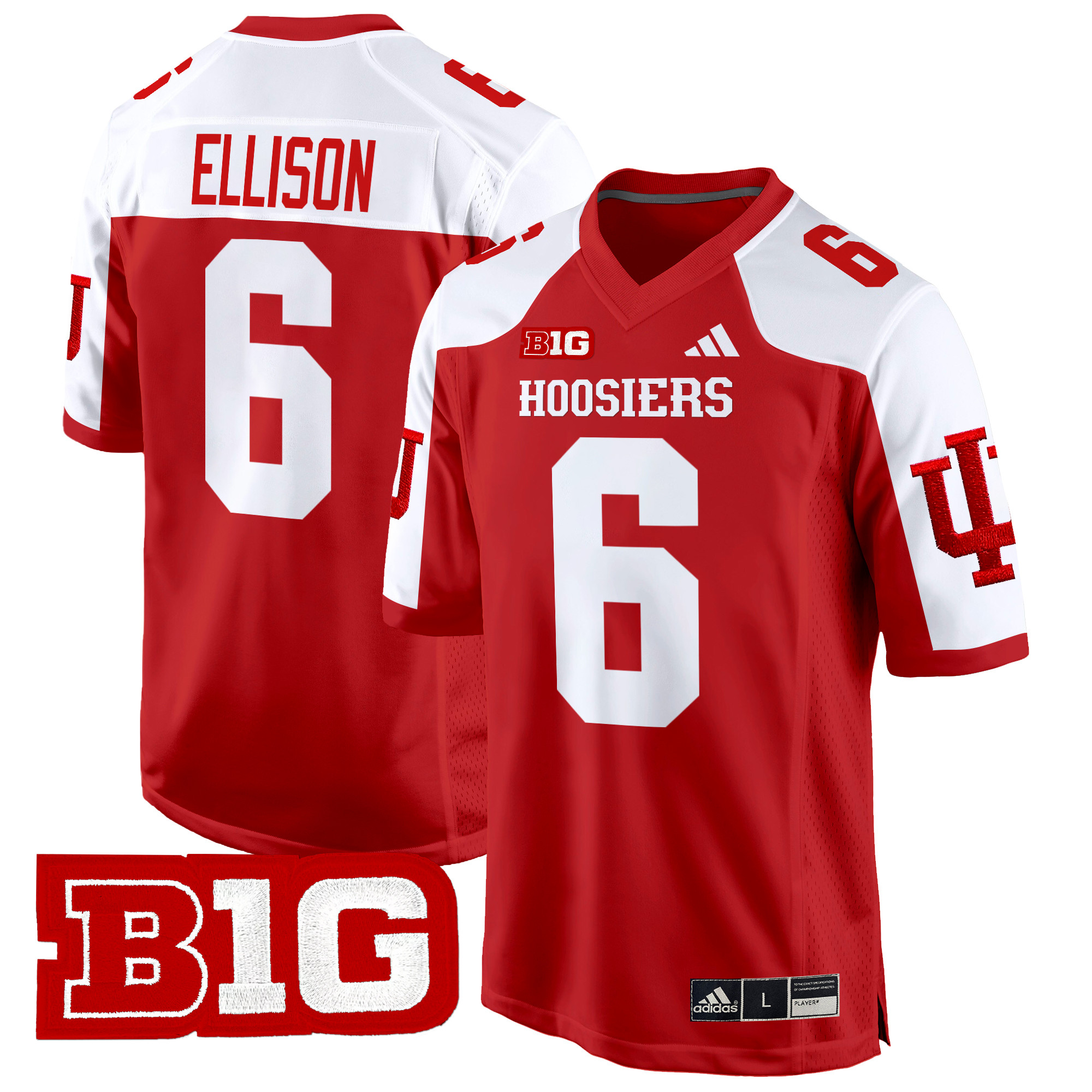 Men's Indiana Hoosiers 2024 Game Jersey - All Stitched