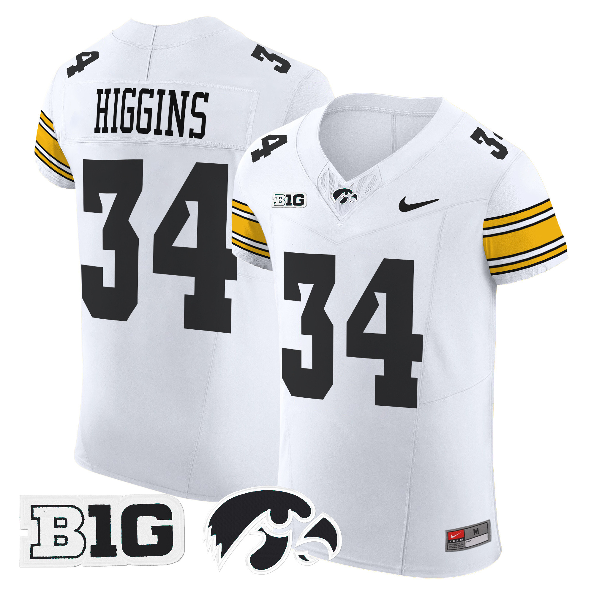 Men's Iowa Hawkeyes 2024 Vapor Elite Jersey - All Stitched