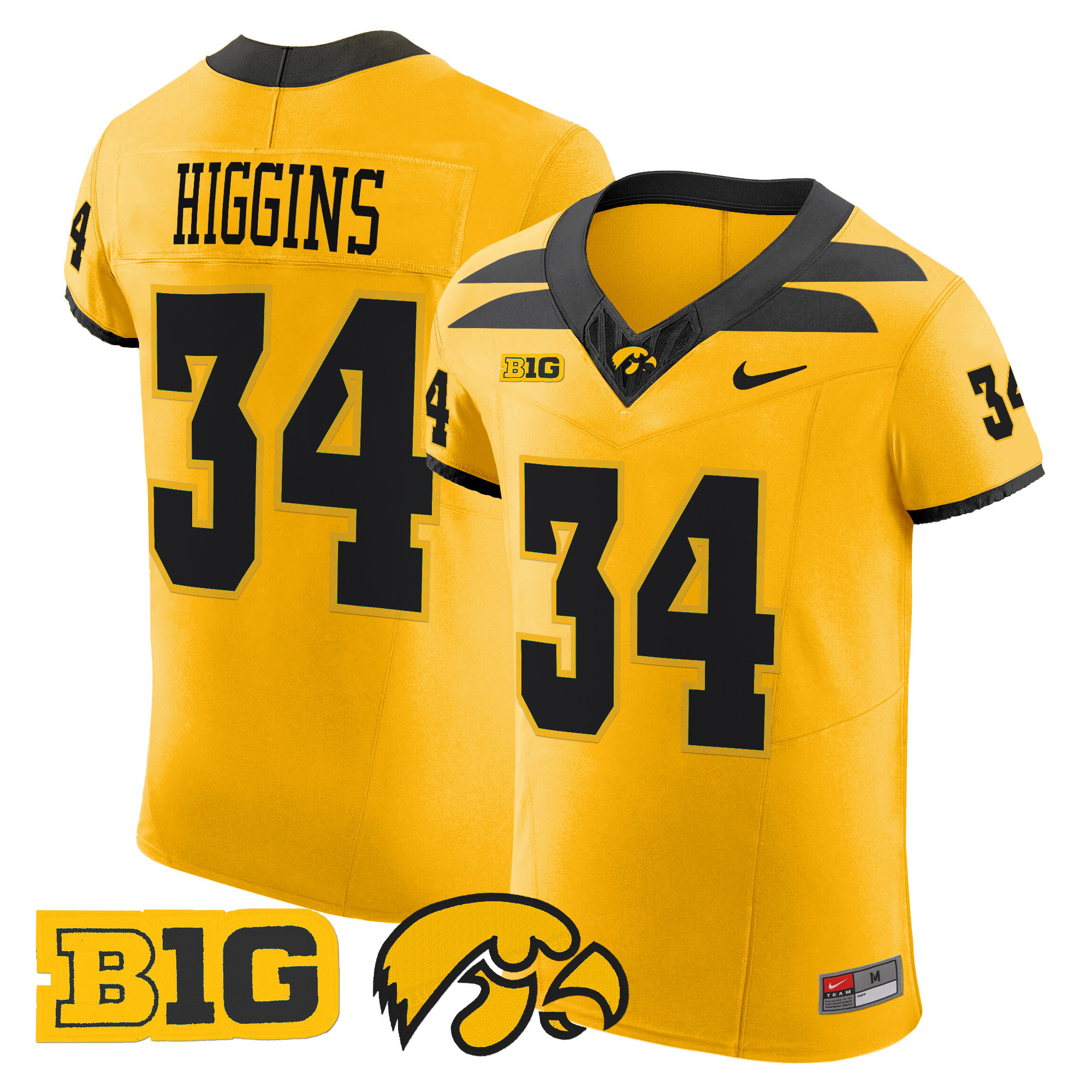 Men's Iowa Hawkeyes 2024 Vapor Elite Jersey - All Stitched