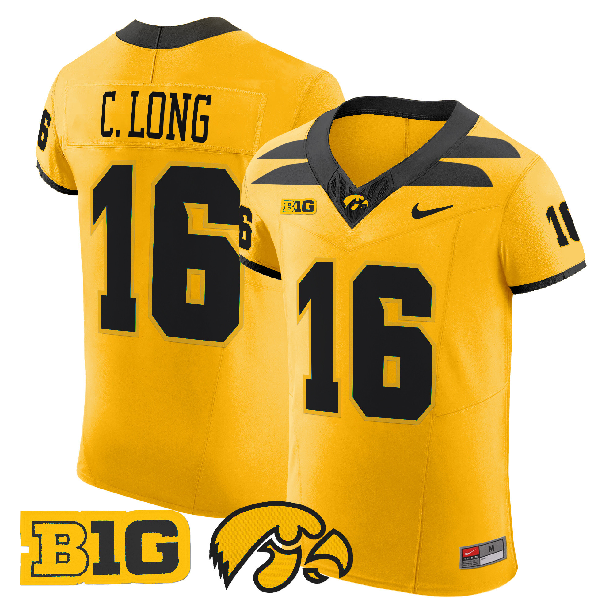 Men's Iowa Hawkeyes 2024 Vapor Elite Jersey - All Stitched