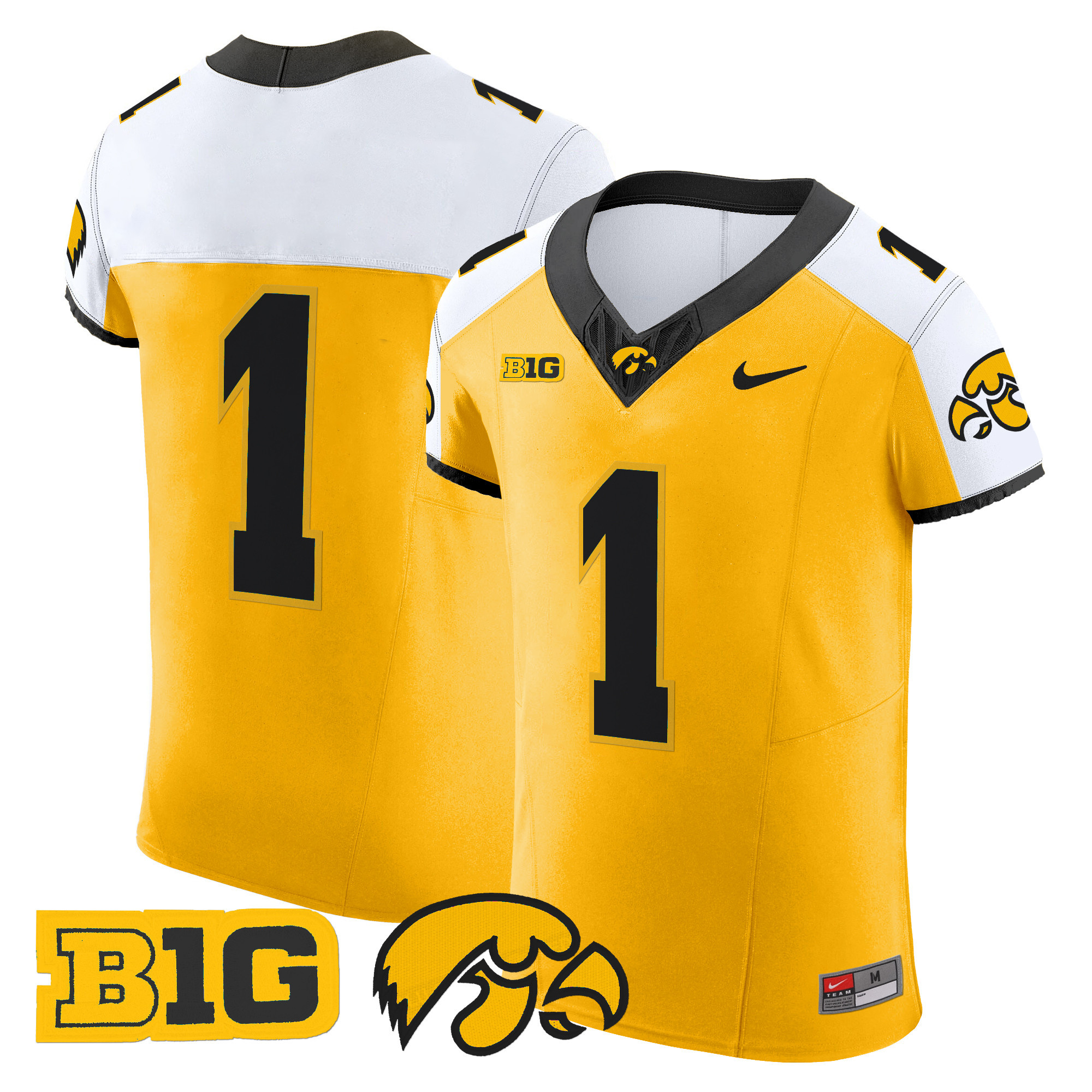 Men's Iowa Hawkeyes 2024 Vapor Elite Jersey - All Stitched