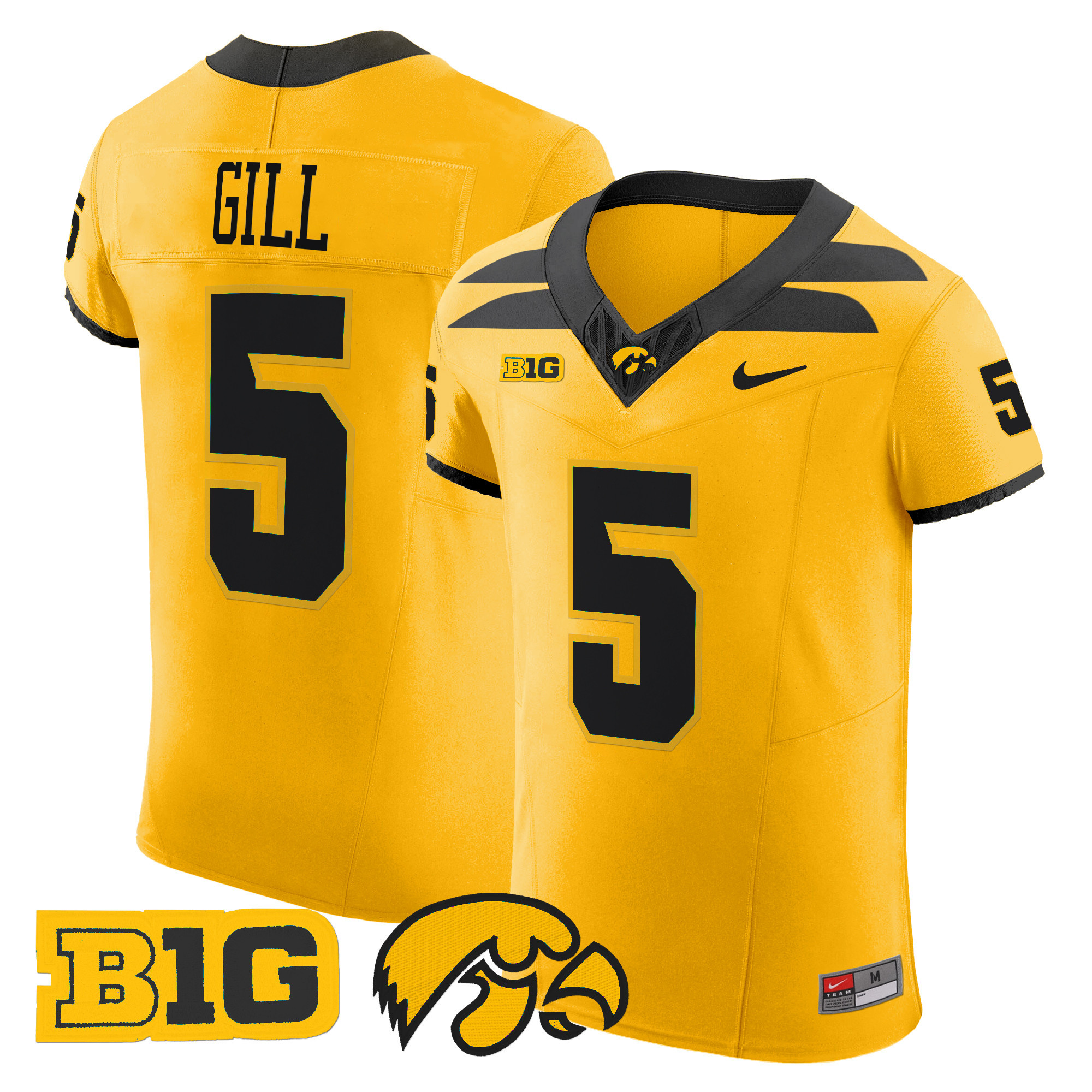 Men's Iowa Hawkeyes 2024 Vapor Elite Jersey - All Stitched
