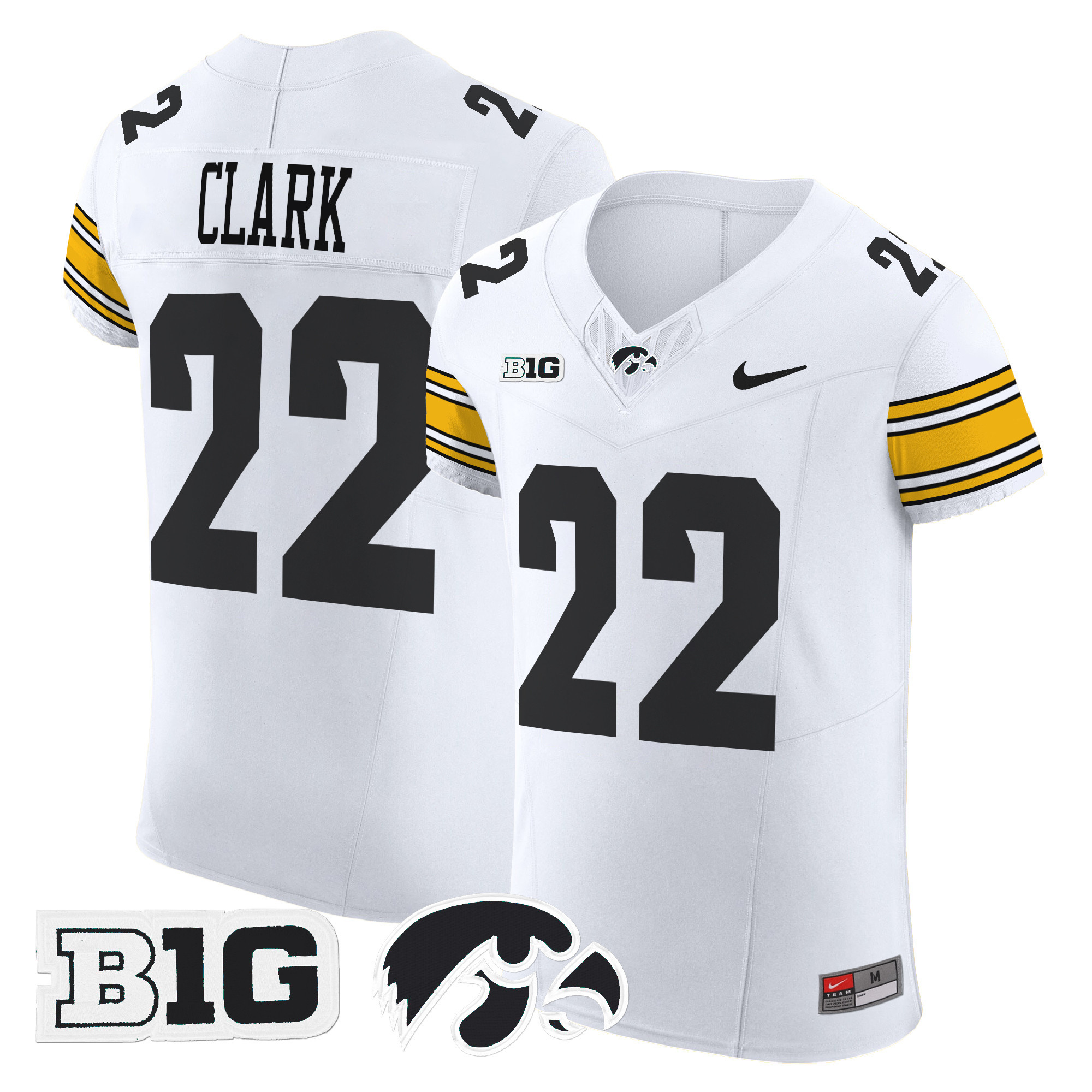 Men's Iowa Hawkeyes 2024 Vapor Elite Jersey - All Stitched