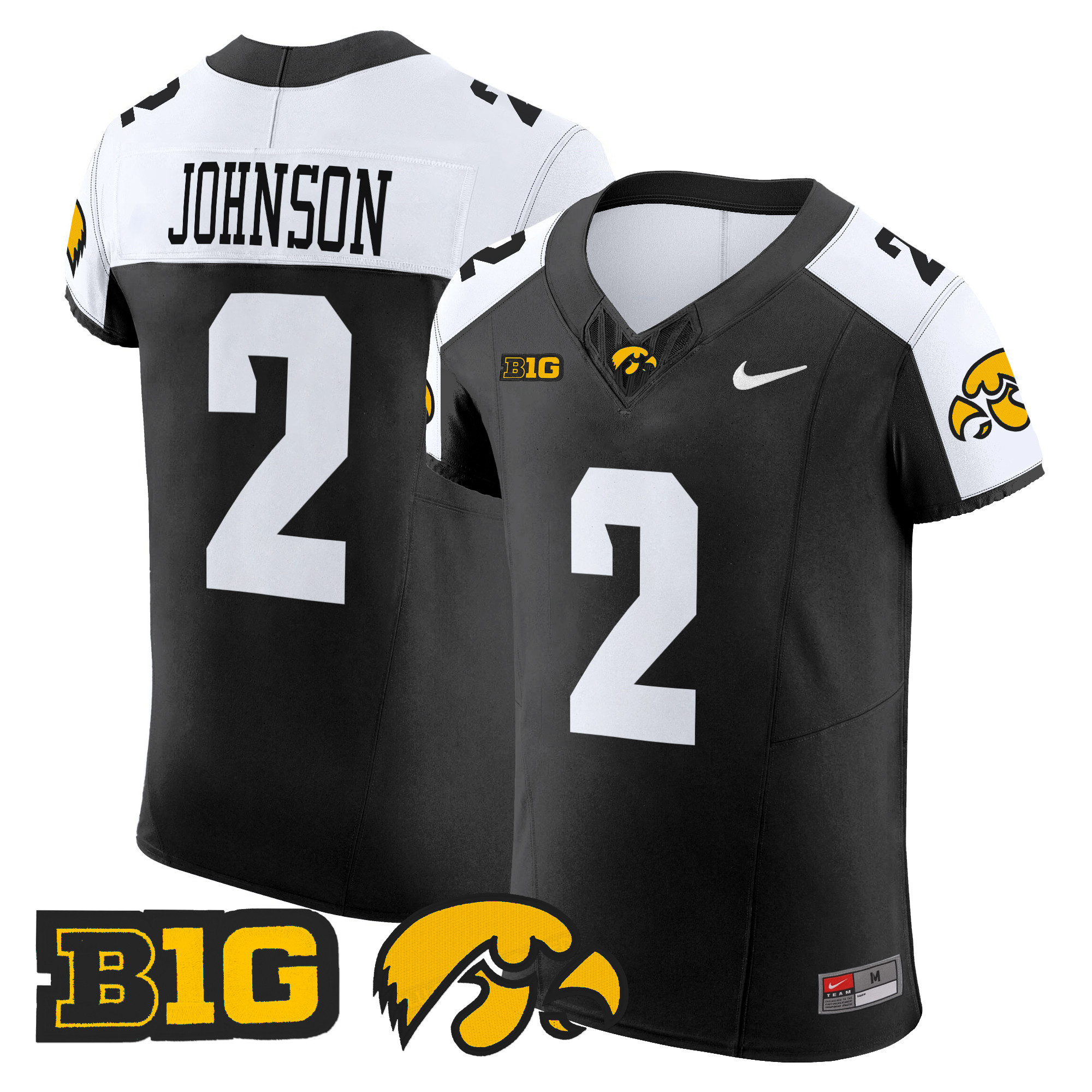 Men's Iowa Hawkeyes 2024 Vapor Elite Jersey - All Stitched