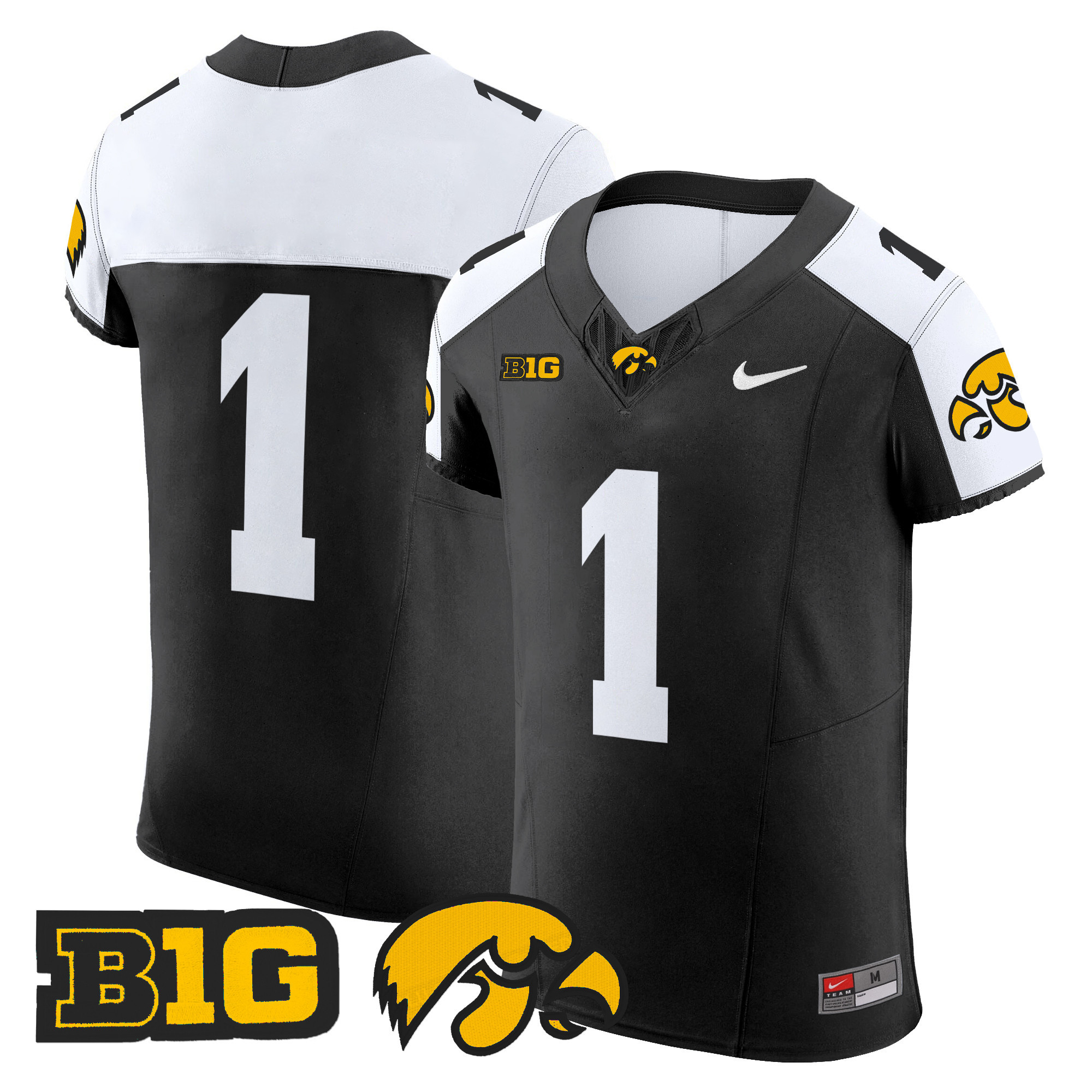 Men's Iowa Hawkeyes 2024 Vapor Elite Jersey - All Stitched