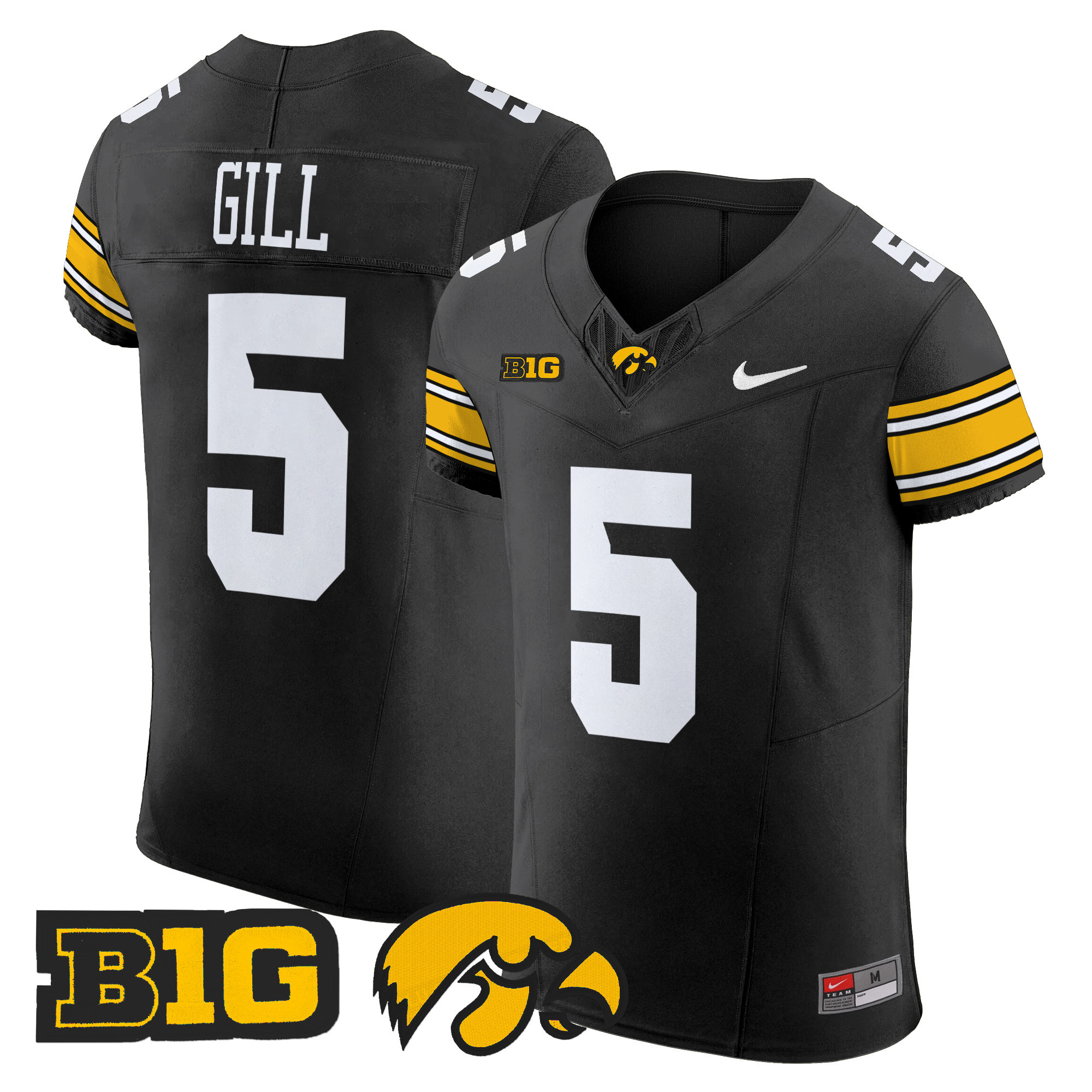 Men's Iowa Hawkeyes 2024 Vapor Elite Jersey - All Stitched