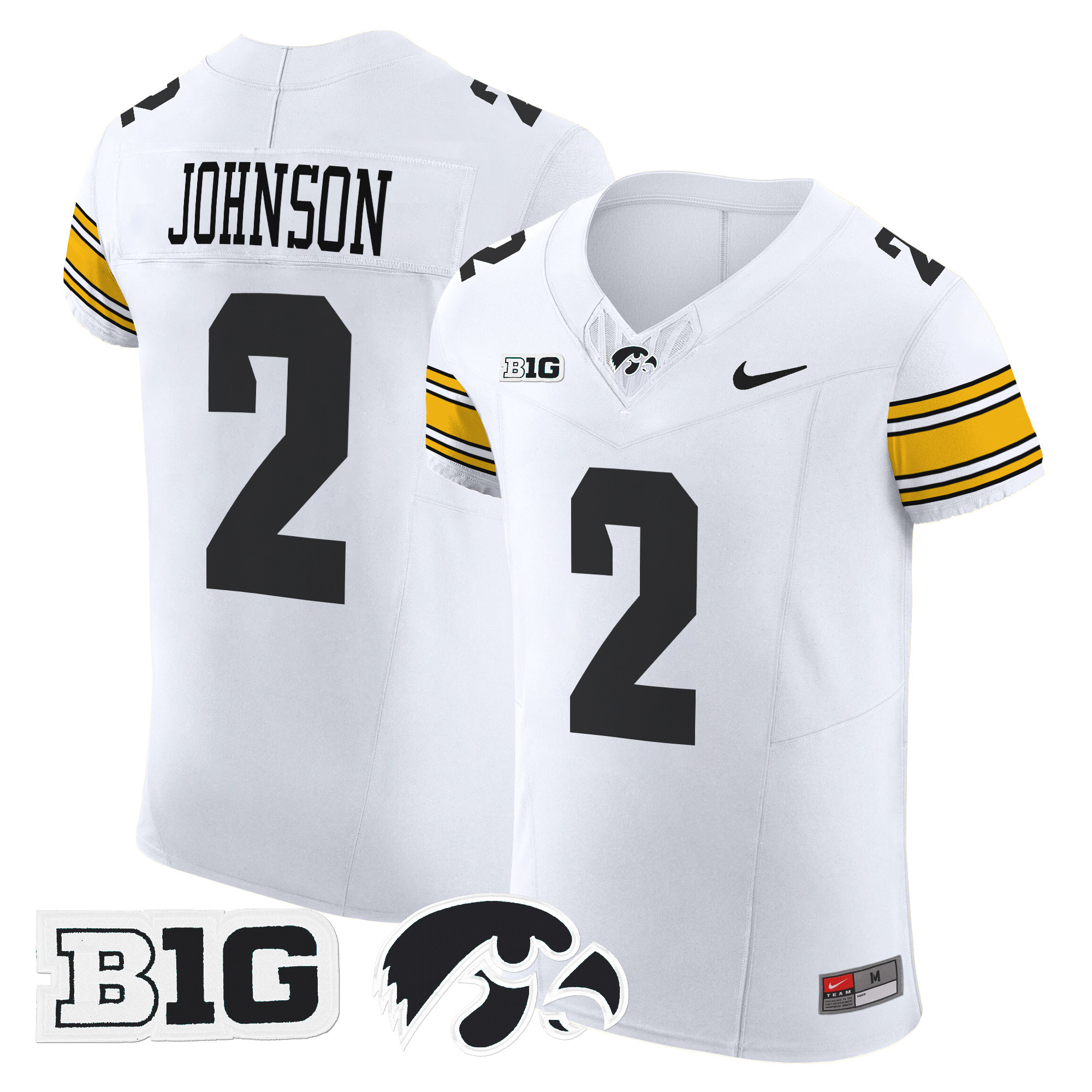 Men's Iowa Hawkeyes 2024 Vapor Elite Jersey - All Stitched
