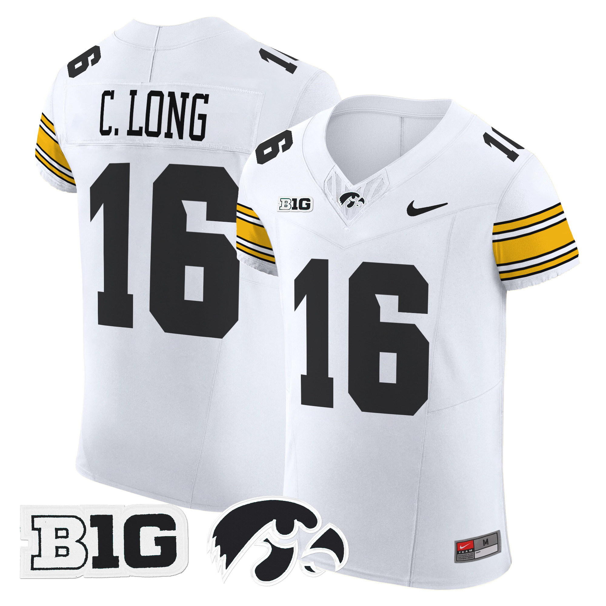 Men's Iowa Hawkeyes 2024 Vapor Elite Jersey - All Stitched