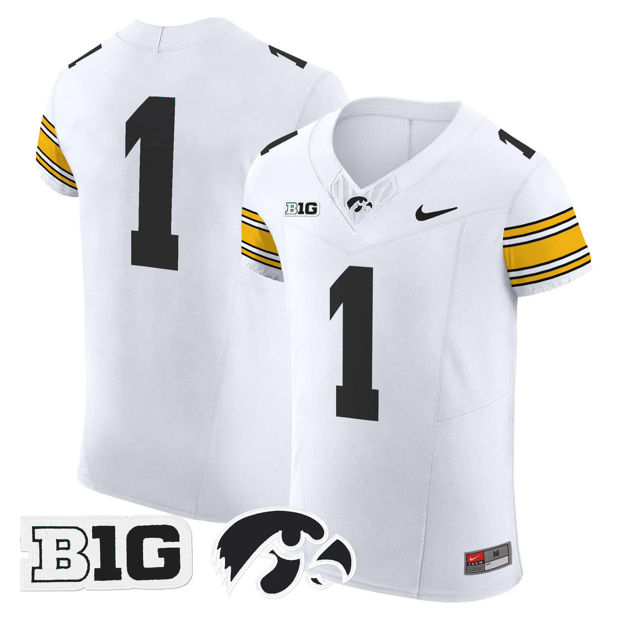 Men's Iowa Hawkeyes 2024 Vapor Elite Jersey - All Stitched