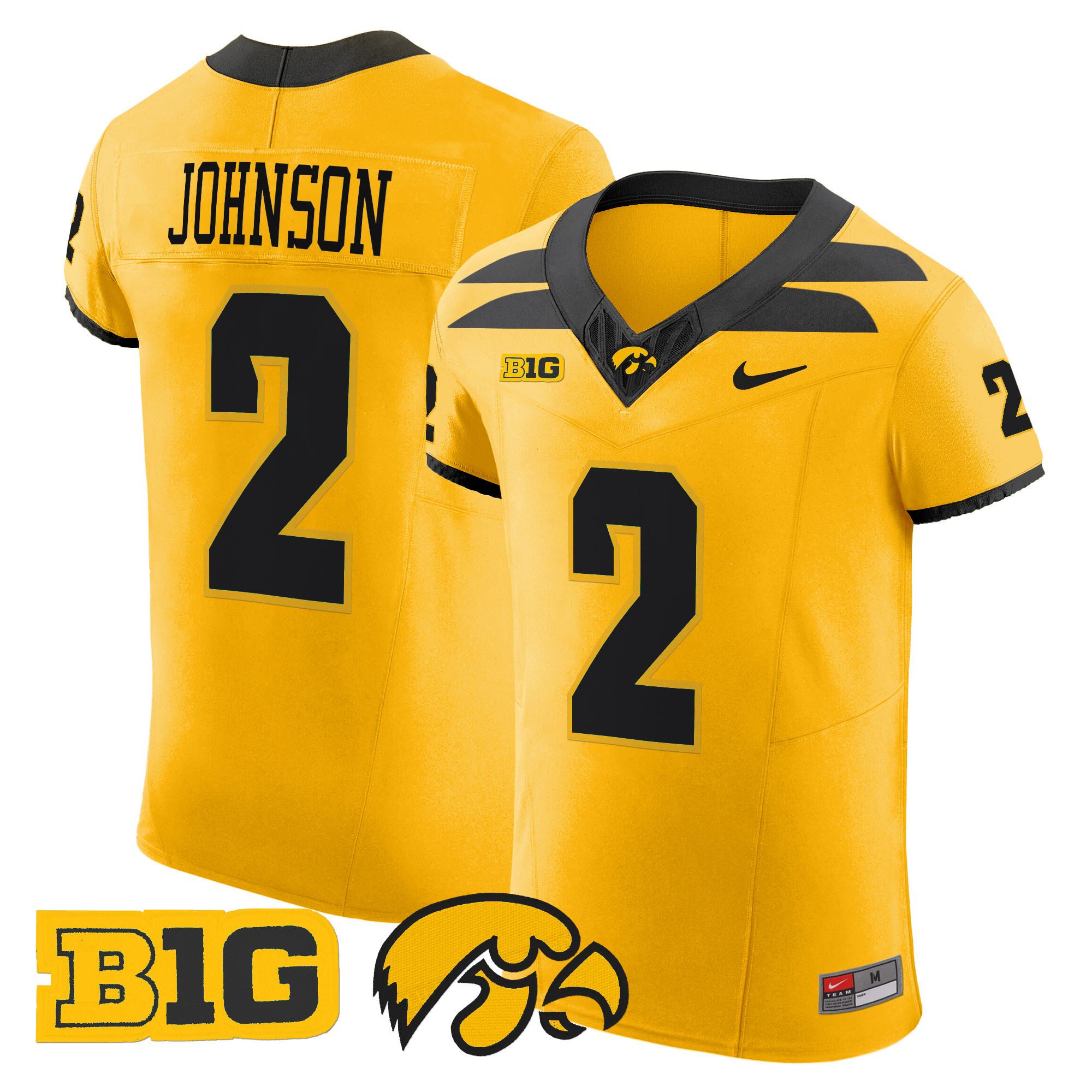 Men's Iowa Hawkeyes 2024 Vapor Elite Jersey - All Stitched