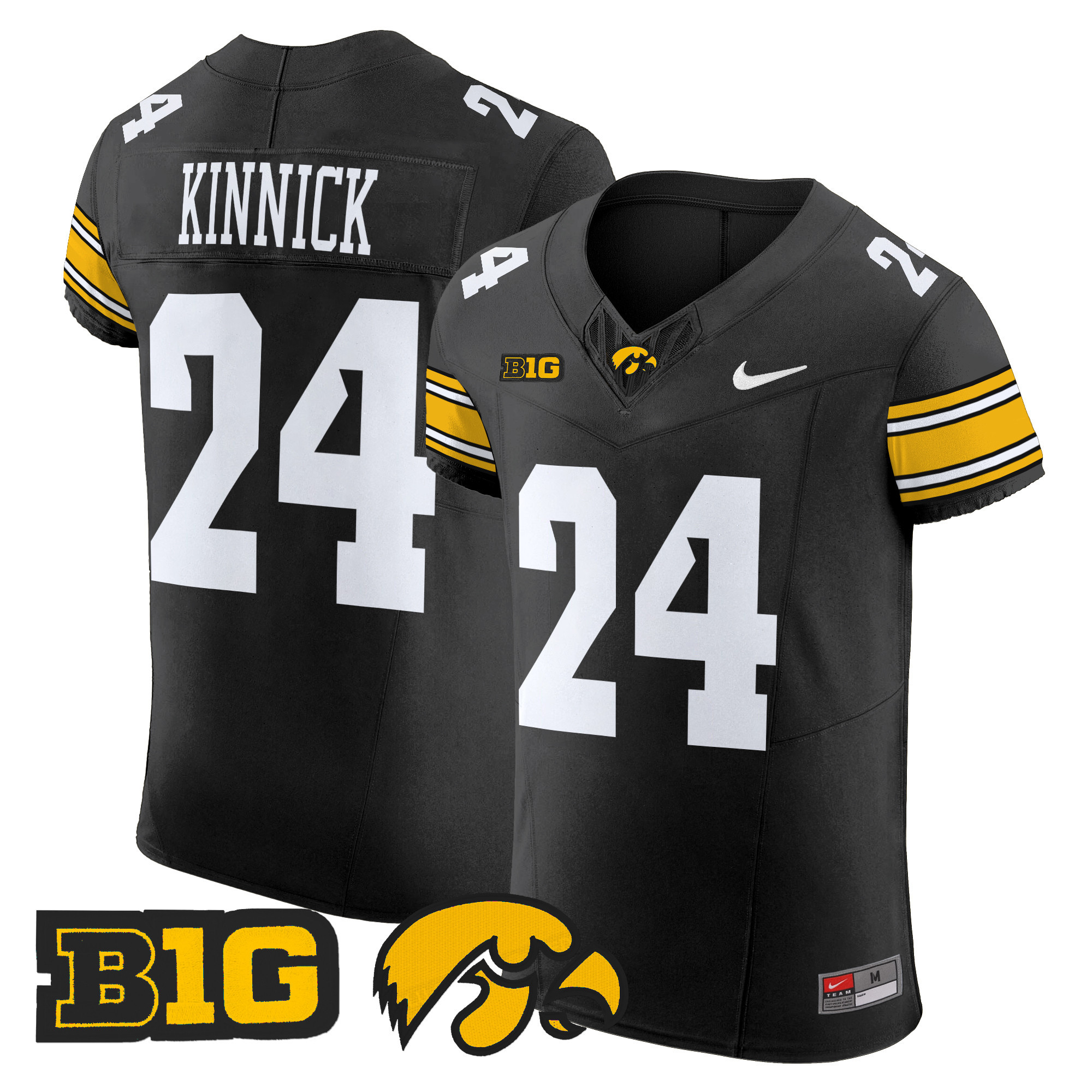 Men's Iowa Hawkeyes 2024 Vapor Elite Jersey - All Stitched