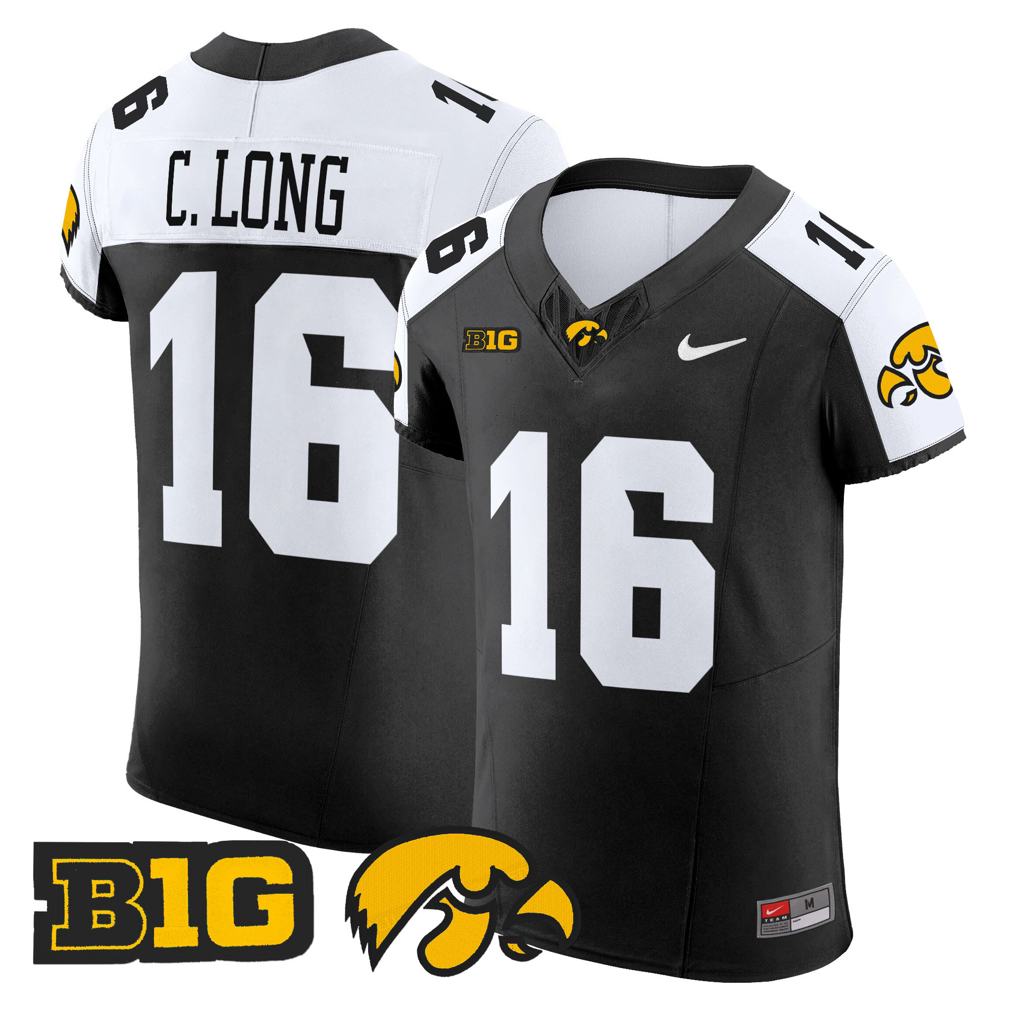 Men's Iowa Hawkeyes 2024 Vapor Elite Jersey - All Stitched