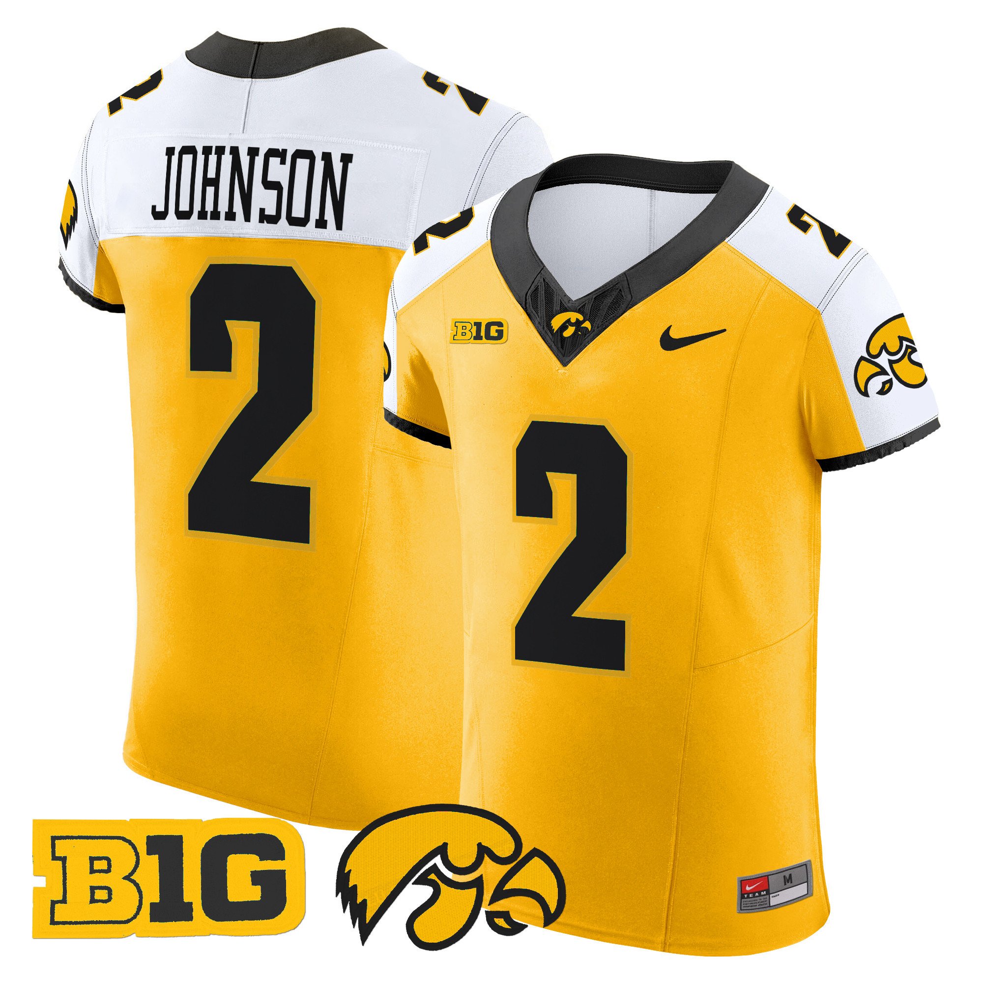 Men's Iowa Hawkeyes 2024 Vapor Elite Jersey - All Stitched