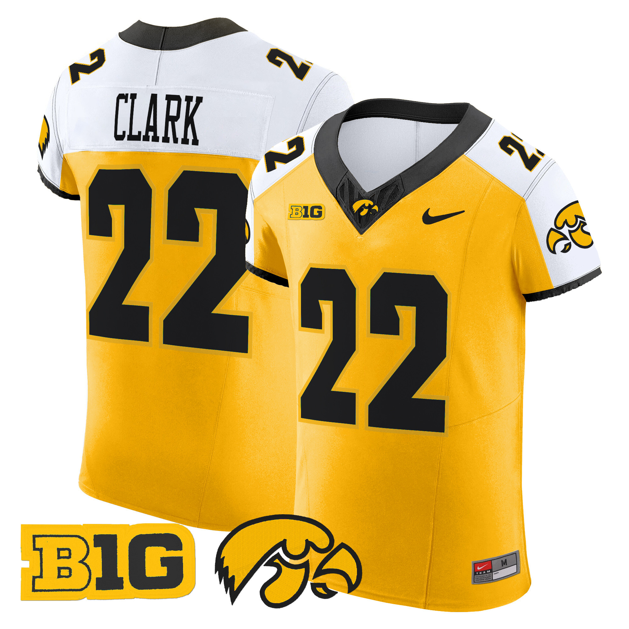 Men's Iowa Hawkeyes 2024 Vapor Elite Jersey - All Stitched