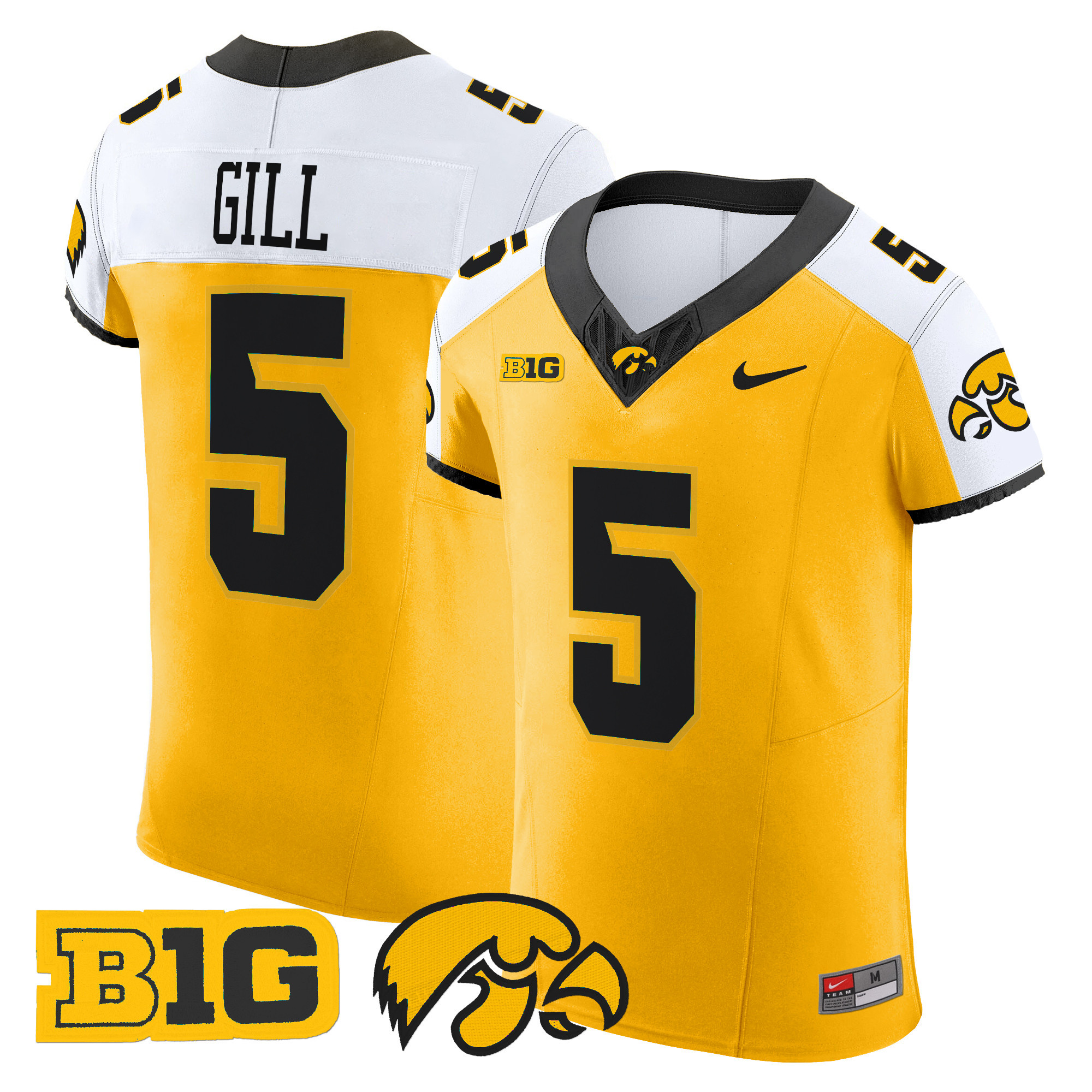 Men's Iowa Hawkeyes 2024 Vapor Elite Jersey - All Stitched