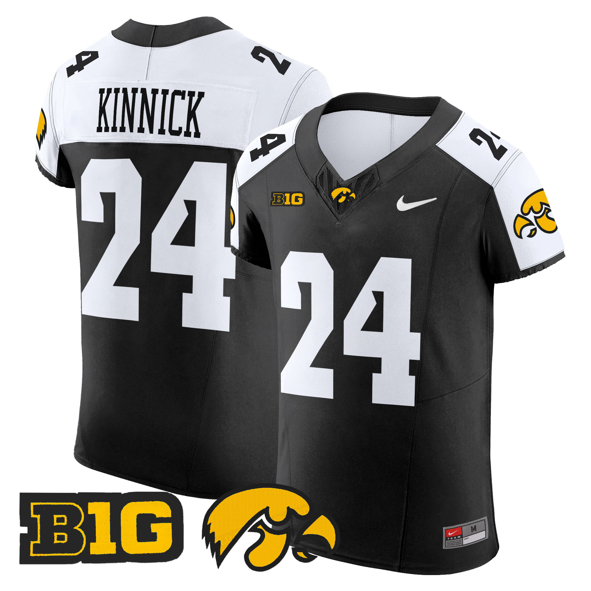 Men's Iowa Hawkeyes 2024 Vapor Elite Jersey - All Stitched