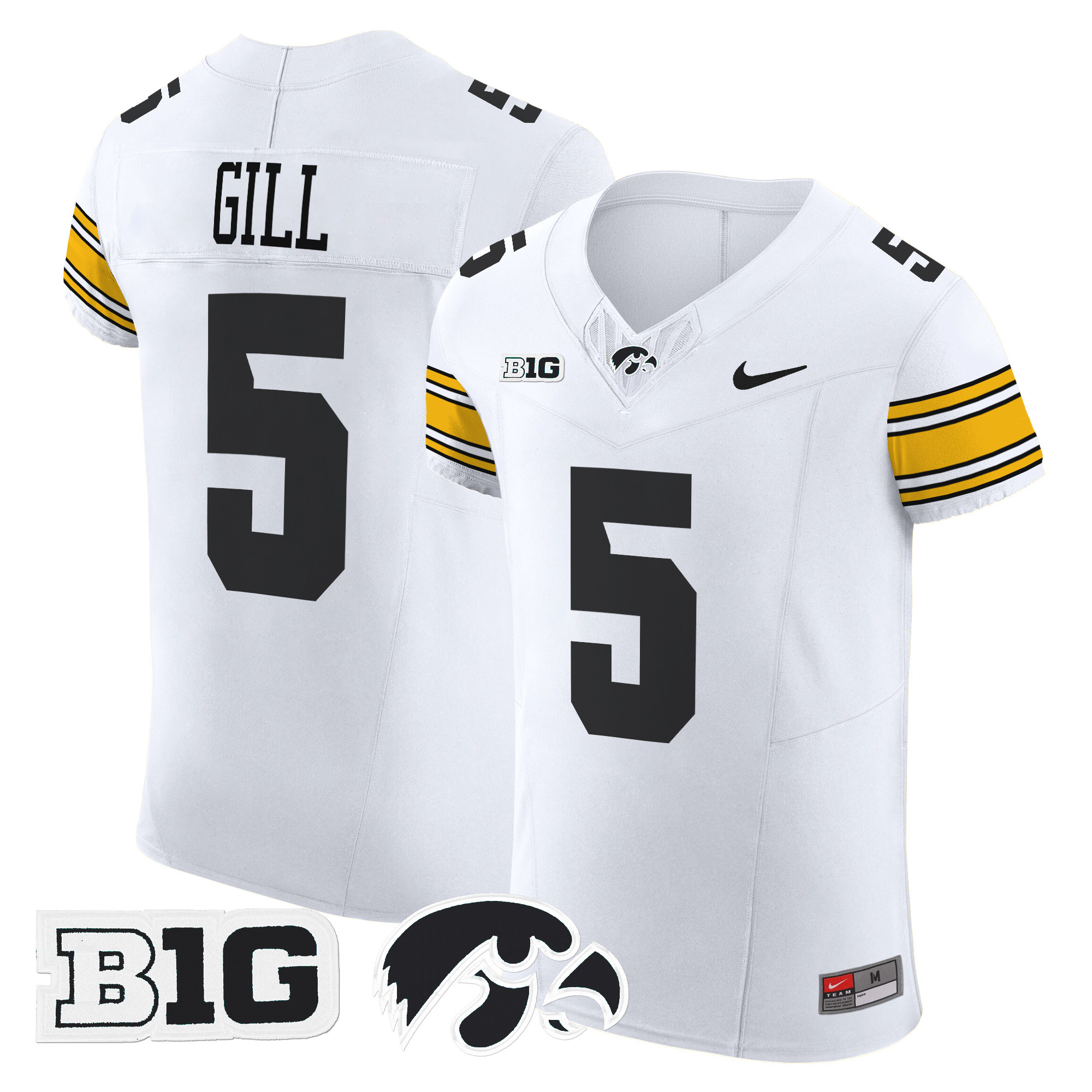 Men's Iowa Hawkeyes 2024 Vapor Elite Jersey - All Stitched