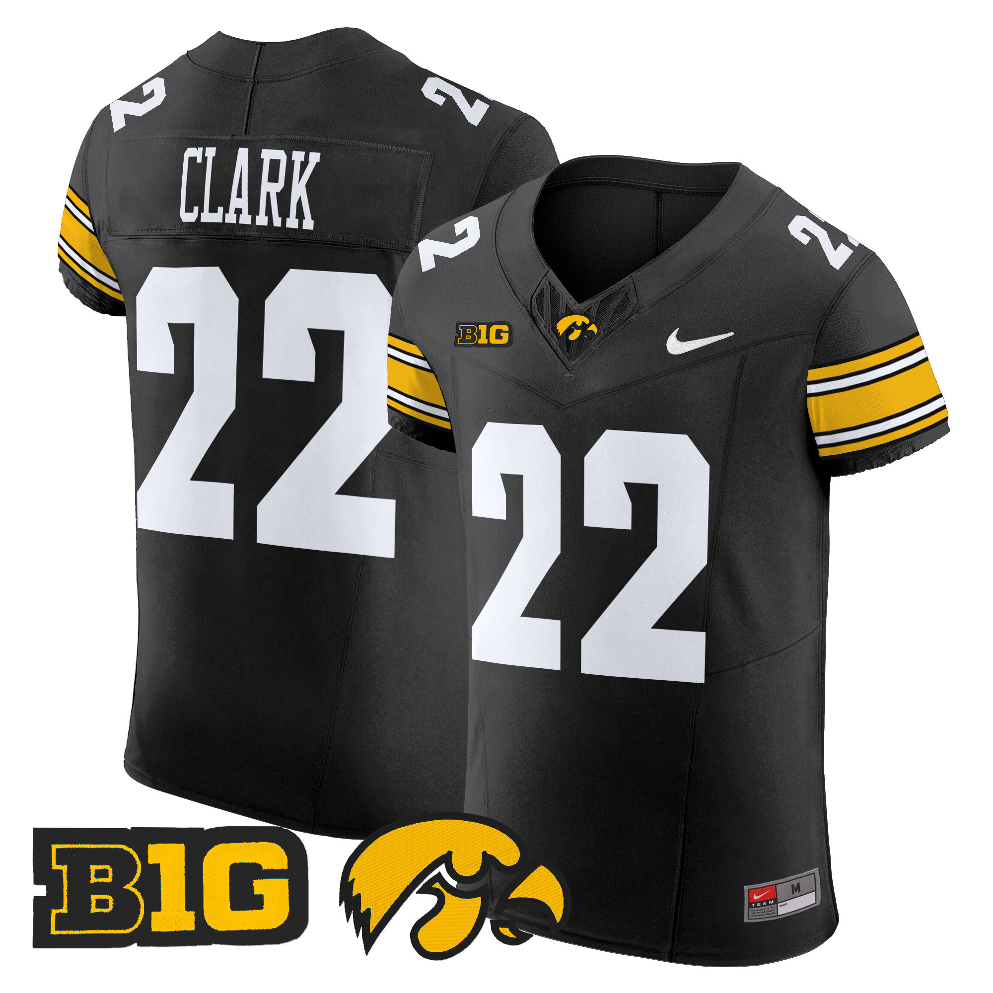 Men's Iowa Hawkeyes 2024 Vapor Elite Jersey - All Stitched
