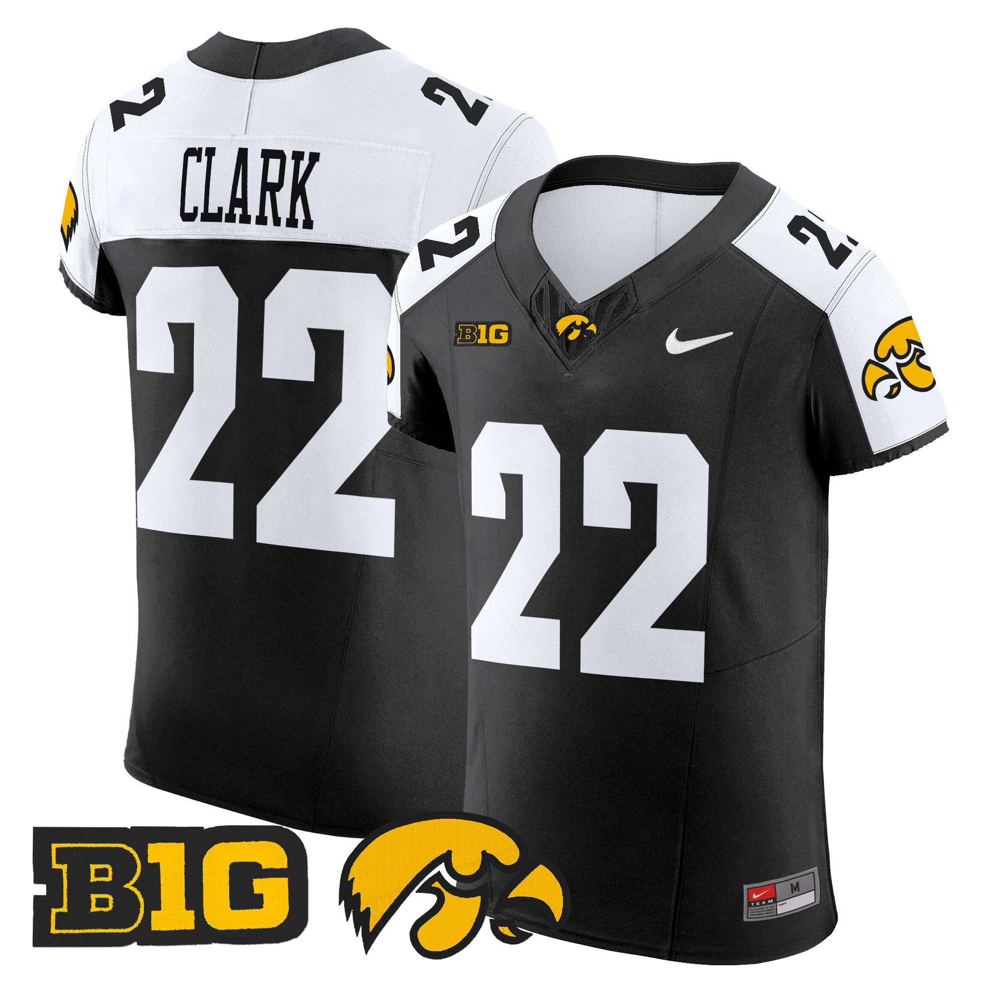 Men's Iowa Hawkeyes 2024 Vapor Elite Jersey - All Stitched