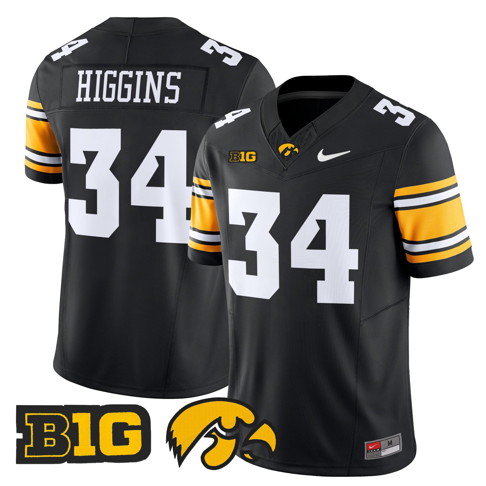 Men's Iowa Hawkeyes Vapor Limited 2024 Jersey - All Stitched
