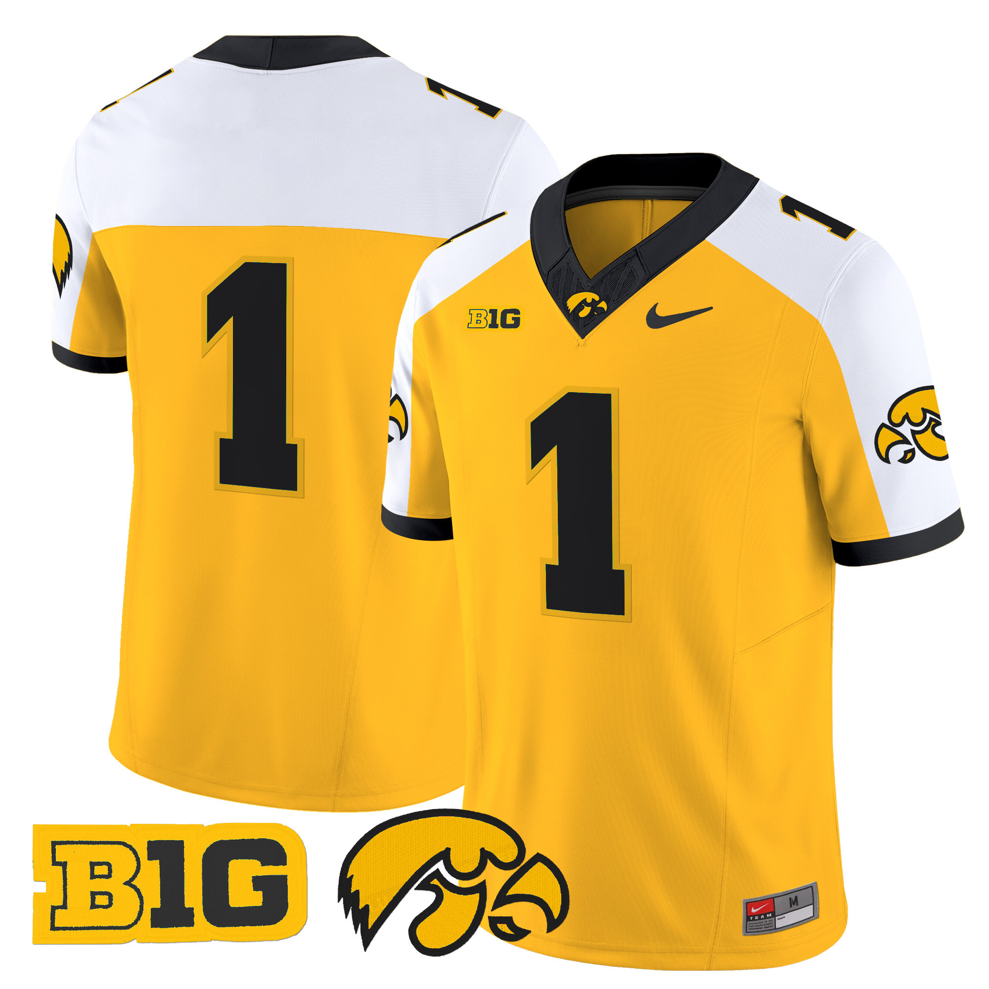 Men's Iowa Hawkeyes Vapor Limited 2024 Jersey - All Stitched
