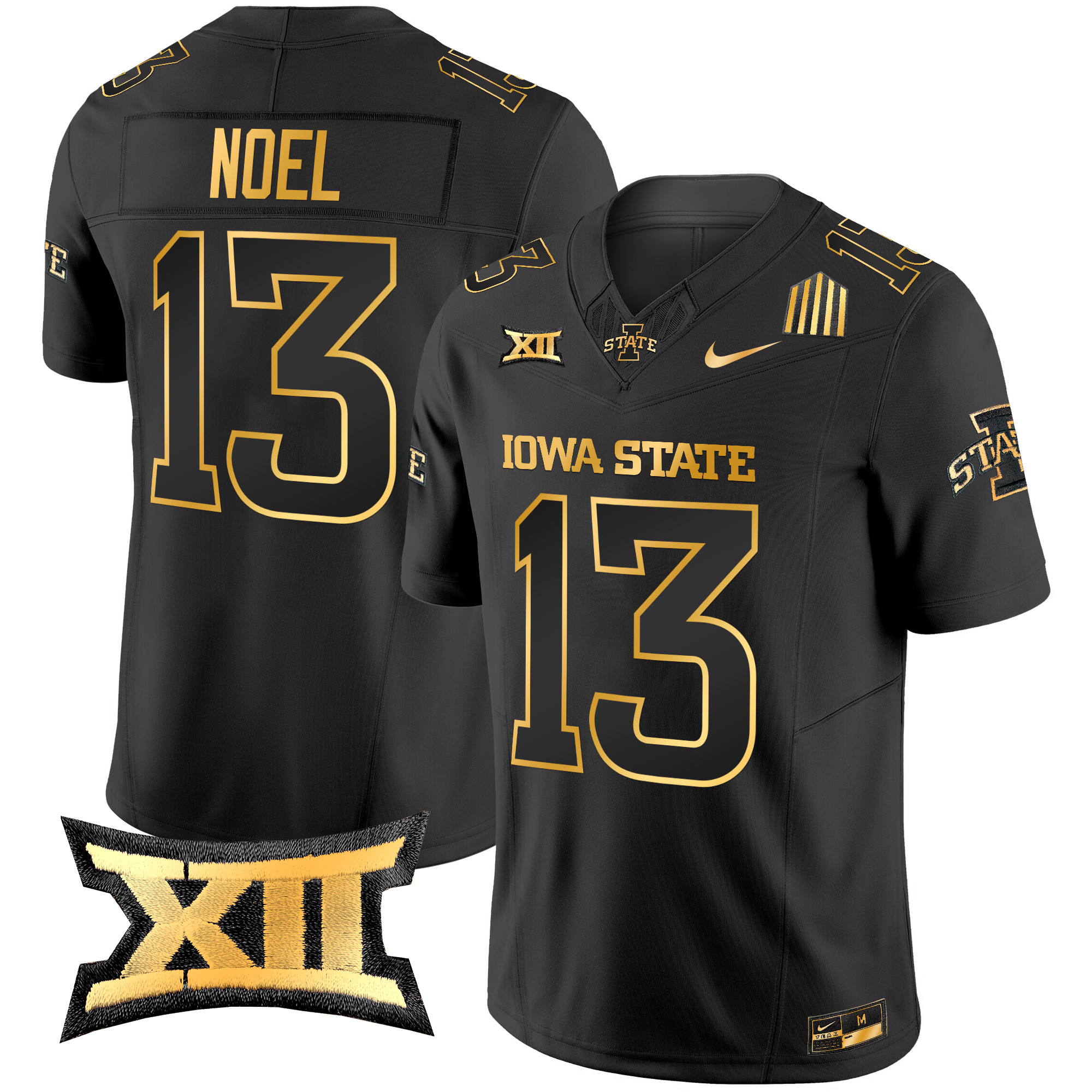 Men's Iowa State Cyclones 2024 Gold Vapor Limited Jersey - All Stitched