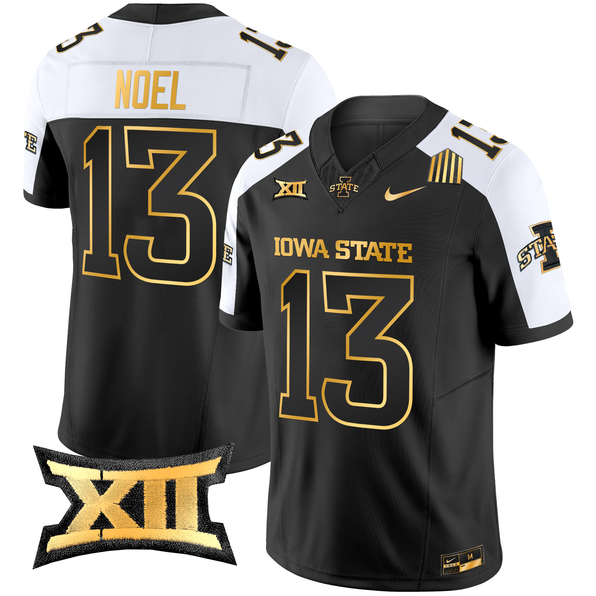 Men's Iowa State Cyclones 2024 Gold Vapor Limited Jersey - All Stitched